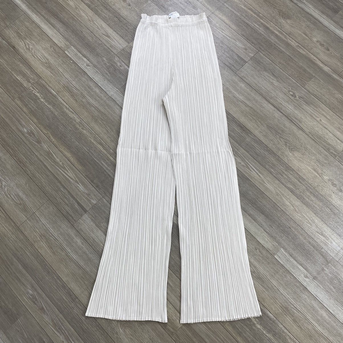 Homme Plisse Issey Miyake 2000s Pleast Please Issey Miyake Biege Pants Size US 27 - 2 Thumbnail