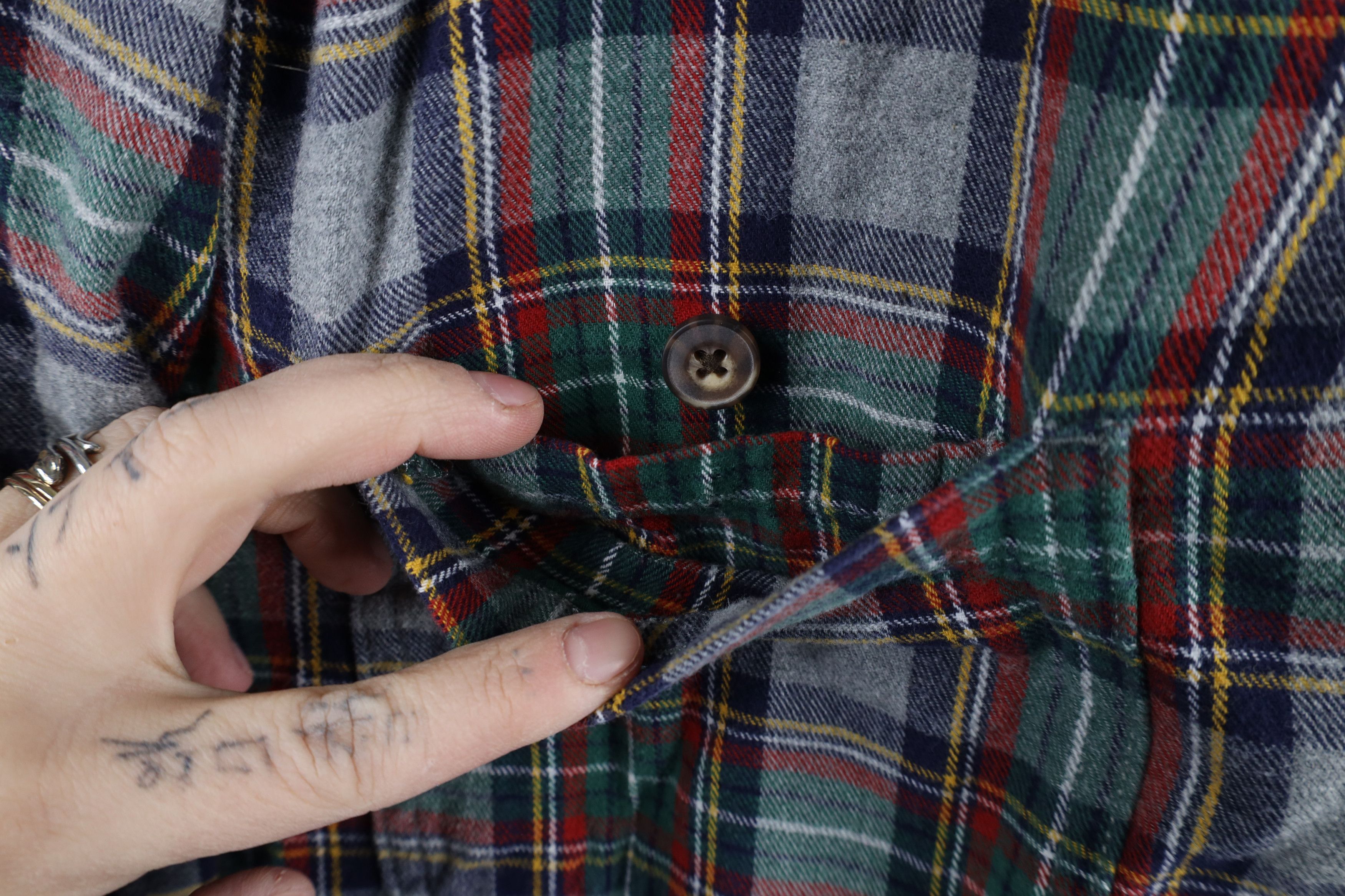 Duluth Trading Company × Vintage Duluth Trading Co Flannel Button Down Shirt Rainbow Plaid Size US XL / EU 56 / 4 - 5 Thumbnail