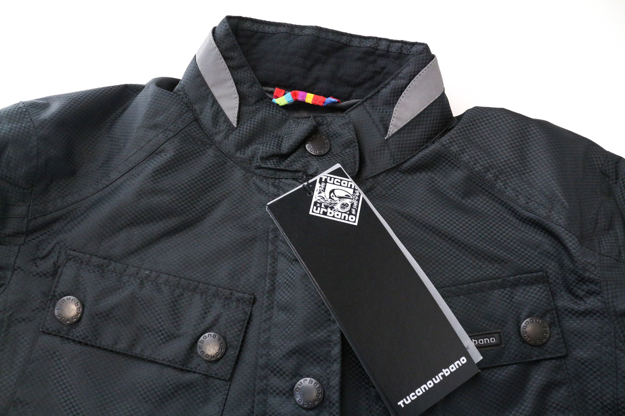 Other TINA S Black Windbreaker Zipped Moto Jacket 76280 Size S / US 4 / IT 40 - 3 Thumbnail