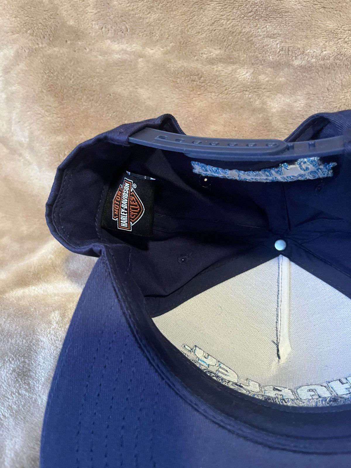 Harley Davidson Vintage Y2K 2000’sHarley Davidson of Loma Linda Ca Biker Hat Size ONE SIZE - 8 Thumbnail