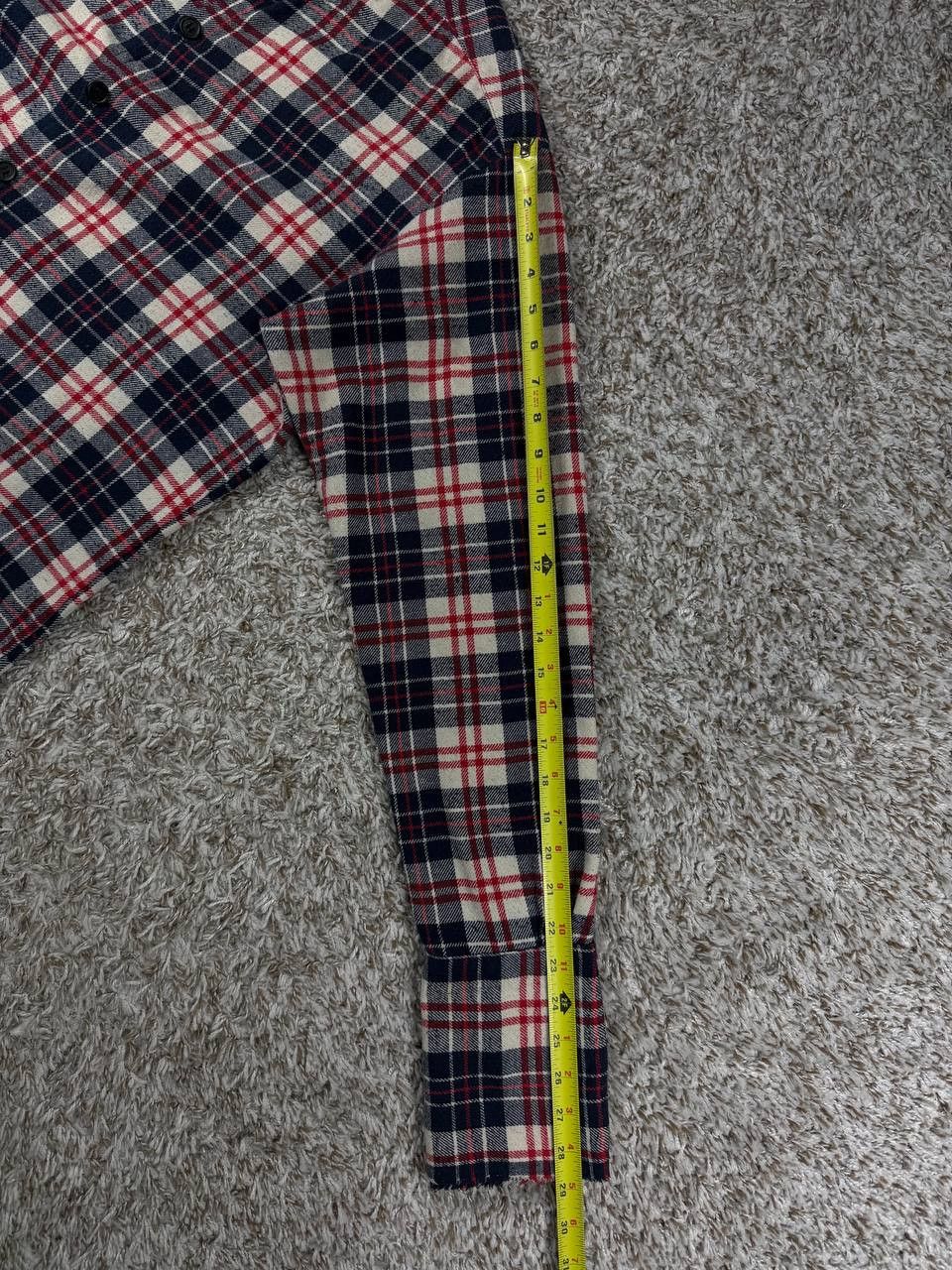 Greg Lauren Greg Lauren Flannel Plaid Shirt Long Sleeve Size US L / EU 52-54 / 3 - 9 Thumbnail