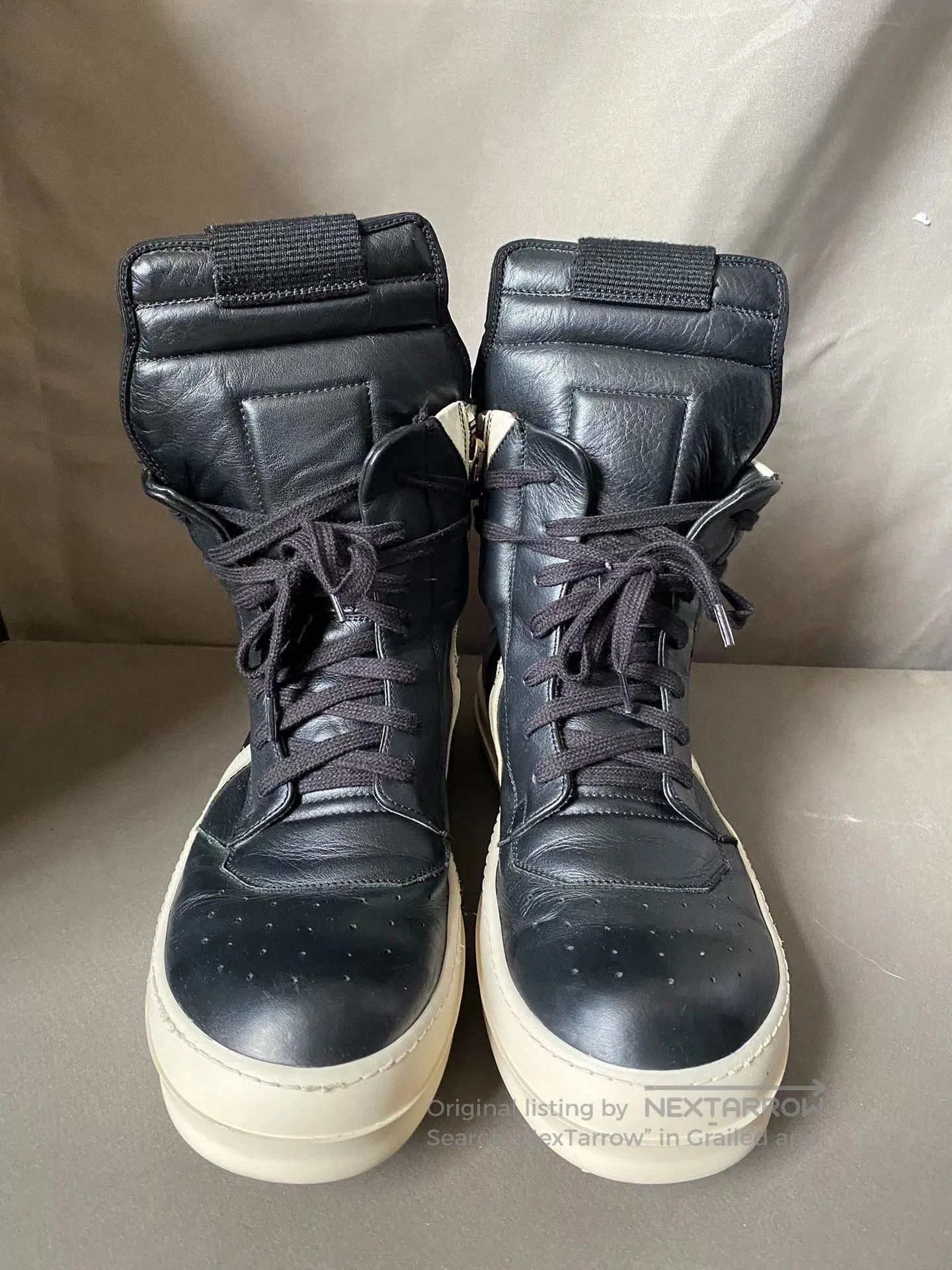 Rick Owens rick owens black leather high. Size US 7 / EU 40 - 2 Thumbnail