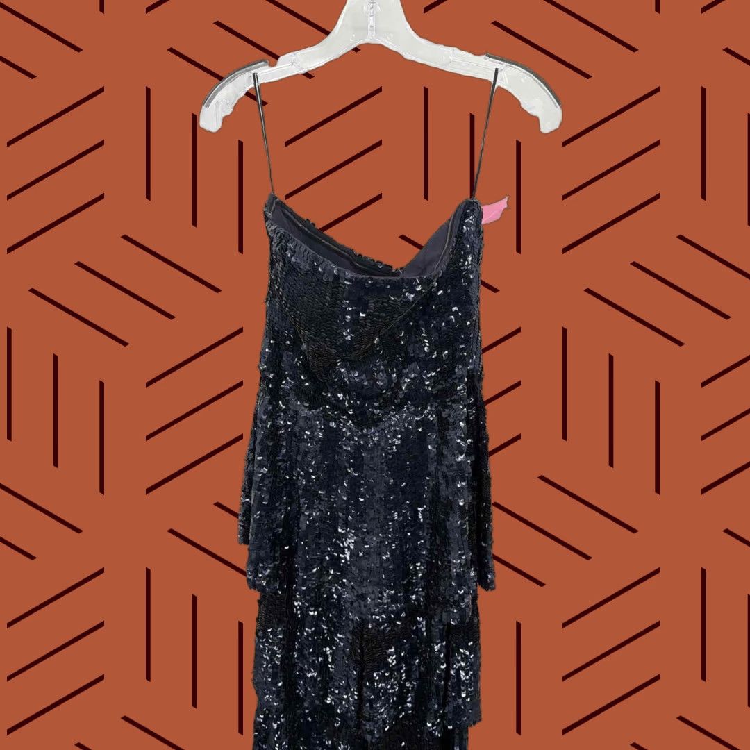 Vintage Pre-Owned Osman Navy Strapless Jumpsuit Size 4 Sequin Size 27" / US 4 / IT 40 - 1 Thumbnail
