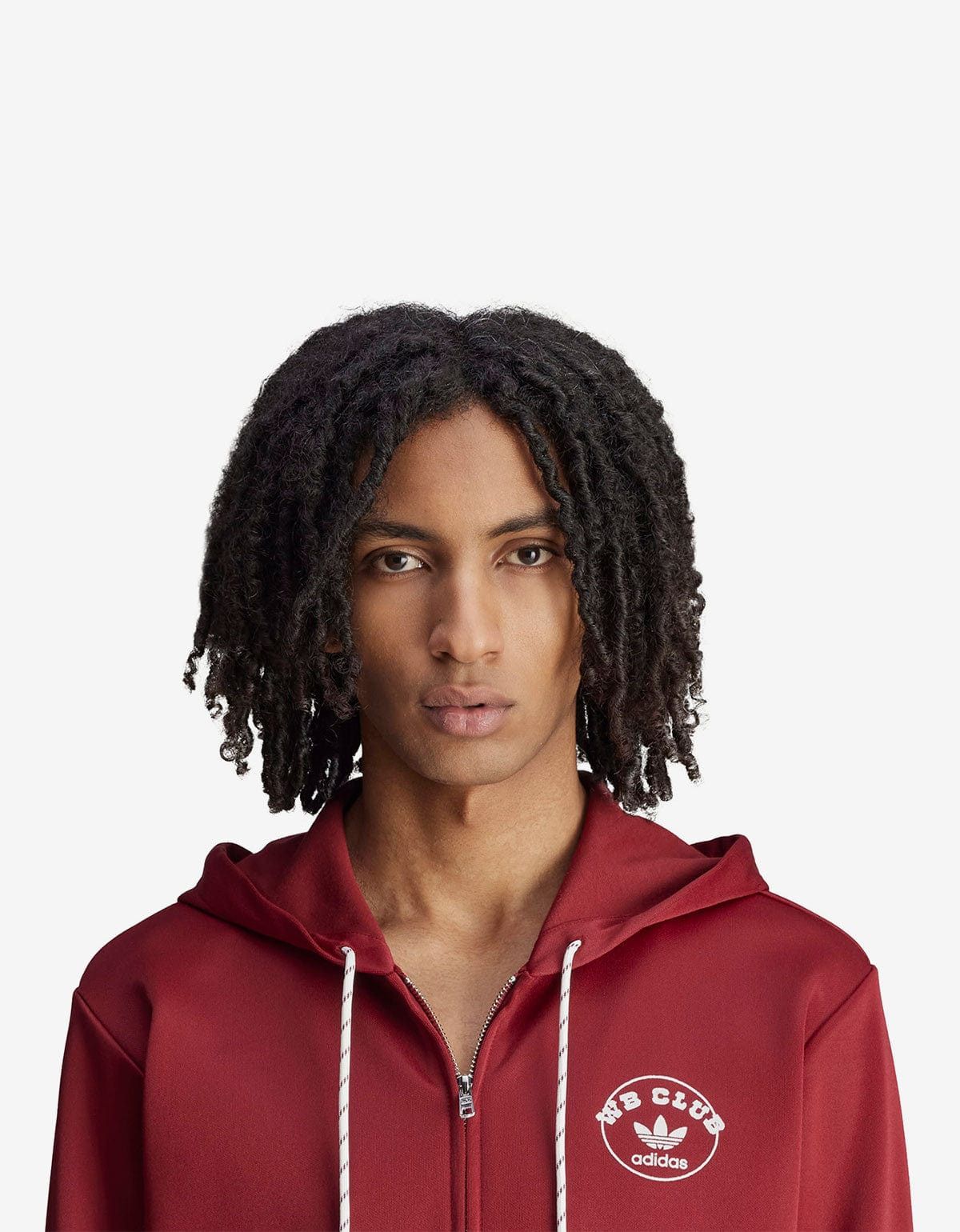 Adidas Wales Bonner x Adidas Collegiate Burgundy Track Hoodie Size US S / EU 44-46 / 1 - 4 Thumbnail