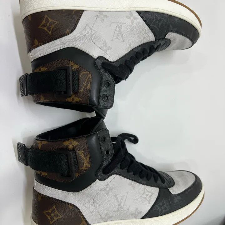 Louis Vuitton Louis Vuitton Rivoli Sneakers in Black and White -2508 Size US 7 / EU 40 - 6 Thumbnail
