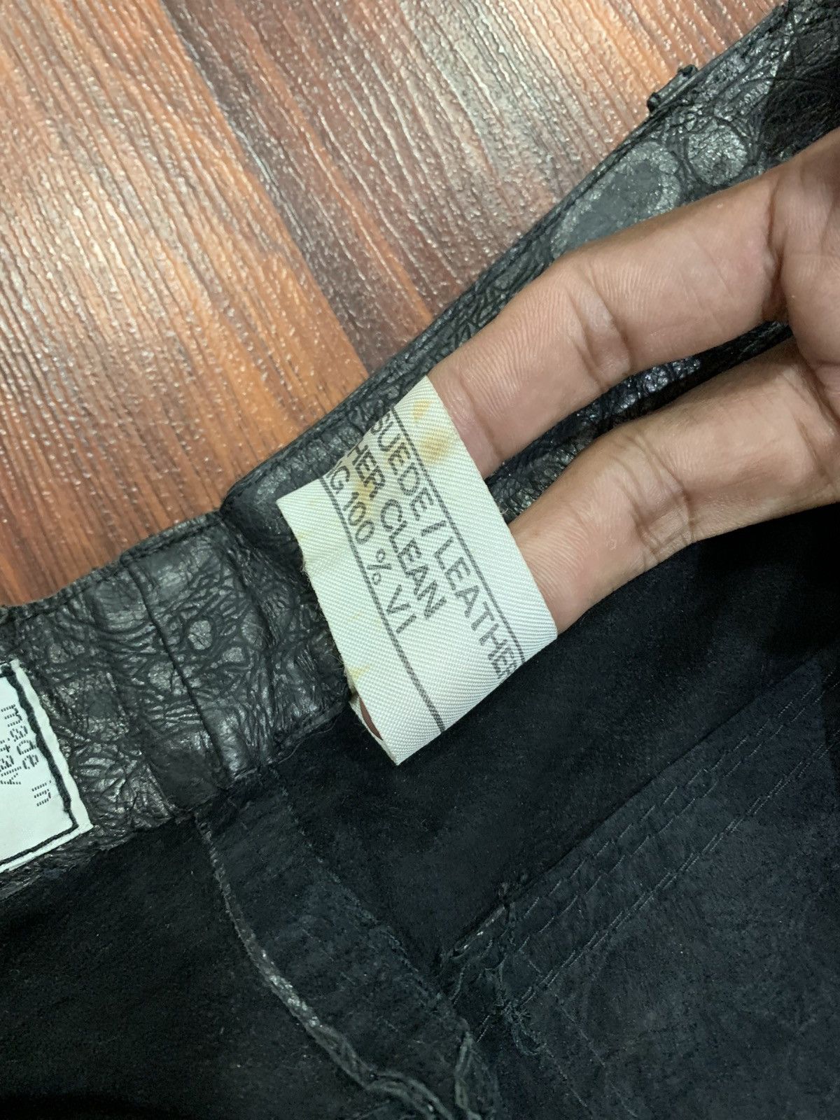 Leather Vintage Leather Pants Size 25" / US 0 / IT 36 - 16 Thumbnail