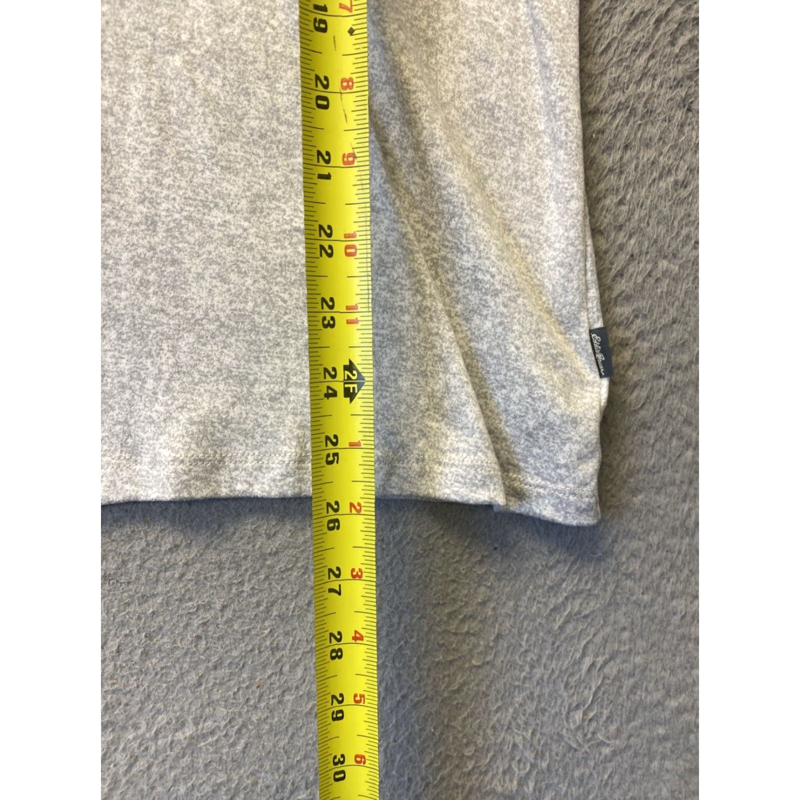 Eddie Bauer Eddie Bauer T Shirt Womens L Cotton Short Sleeve Vneck Heather Gray /136-2 Size L / US 10 / IT 46 - 5 Thumbnail