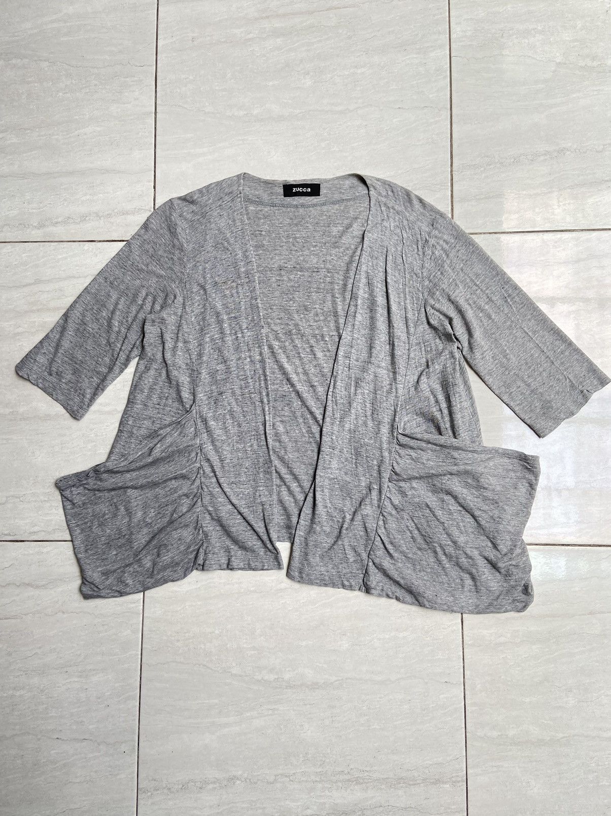 CABANE de ZUCCa × Issey Miyake × Zucca ZUCCA Grey Cardigan Size US M / EU 48-50 / 2 - 1 Thumbnail