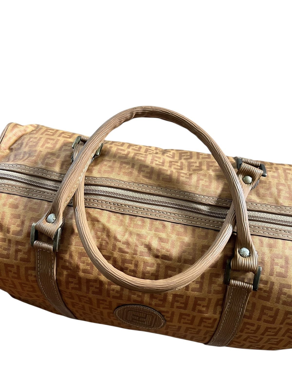 Fendi Vintage 70s Fendi Zucca Duffle Bag Size ONE SIZE - 10 Thumbnail