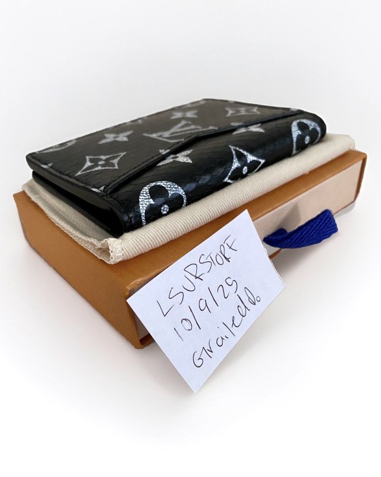 Louis Vuitton Louis Vuitton PHYTHON Black Monogram Pocket Organizer Size ONE SIZE - 4 Thumbnail