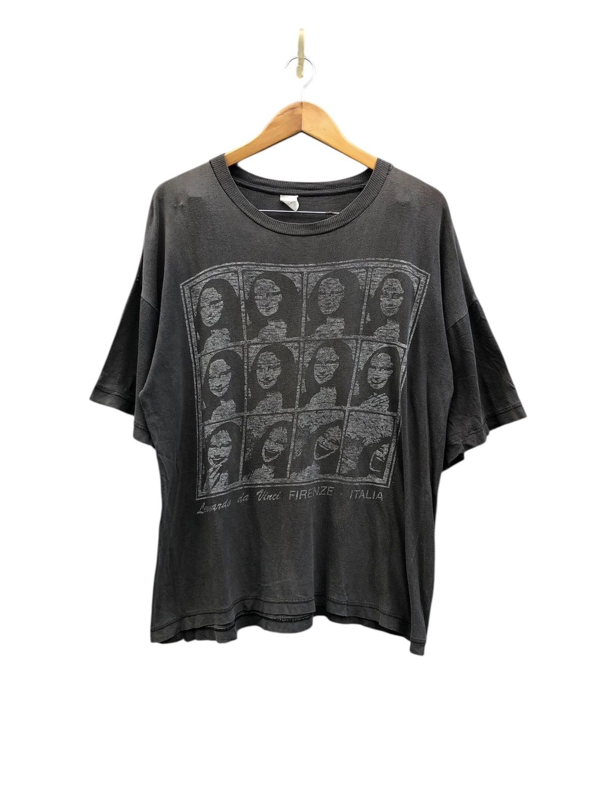Vintage Vintage Art Monalisa by Leonardo da Vinci Tshirt Size US L / EU 52-54 / 3 - 1 Thumbnail