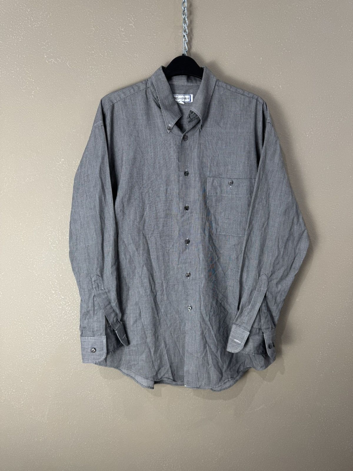 Yves Saint Laurent 90s Vintage Yves Saint laurent shirt YSL Size US L / EU 52-54 / 3 - 1 Thumbnail
