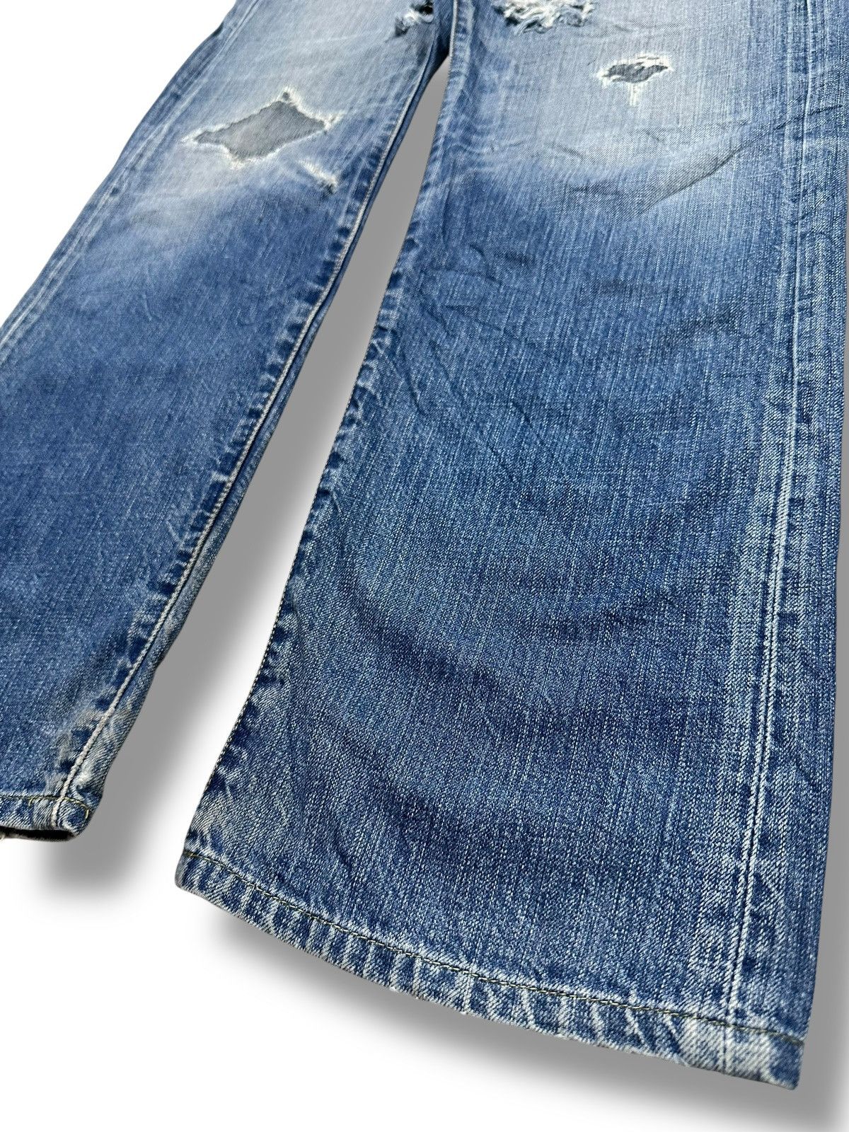 Levi's Levis 501 Vintage Distressed Straight Jean Faded Wash Size US 32 / EU 48 - 16 Thumbnail