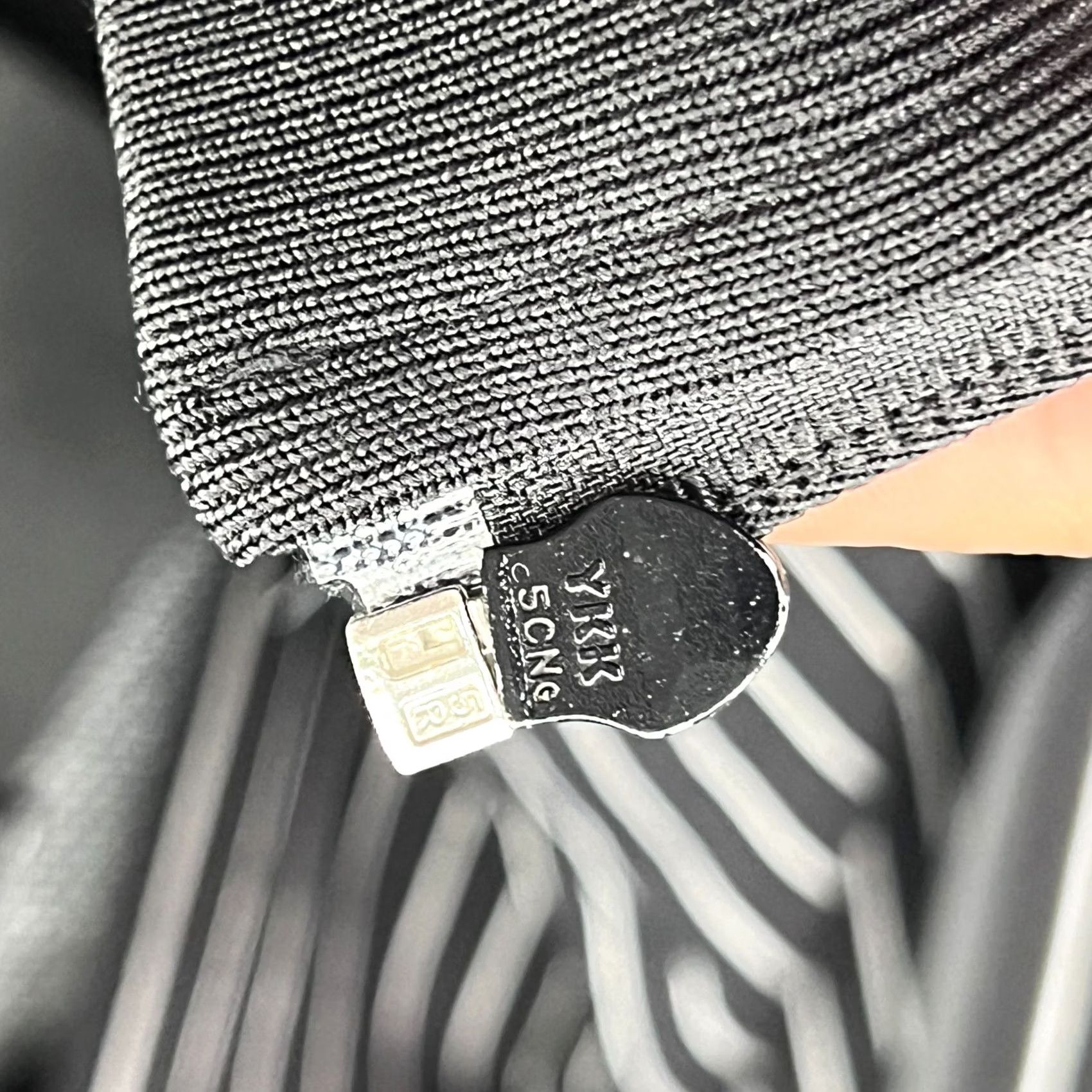 Vintage Drole de Monsieur Mens Bomber Jacket XS Black Striped Jacket Front Zip Size US XS / EU 42 / 0 - 6 Thumbnail