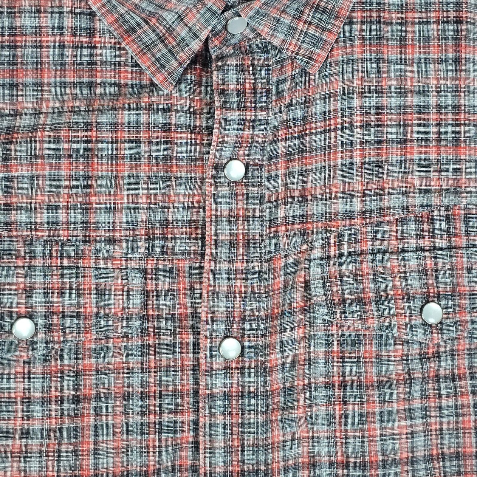 Columbia Columbia Medium Short Sleeve Plaid Pearl Snap Shirt Size US M / EU 48-50 / 2 - 5 Thumbnail