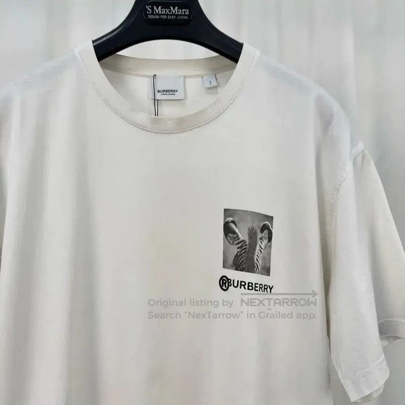 Burberry Burberry Summer Logo Printed White T-Shirt. Size US S / EU 44-46 / 1 - 3 Thumbnail