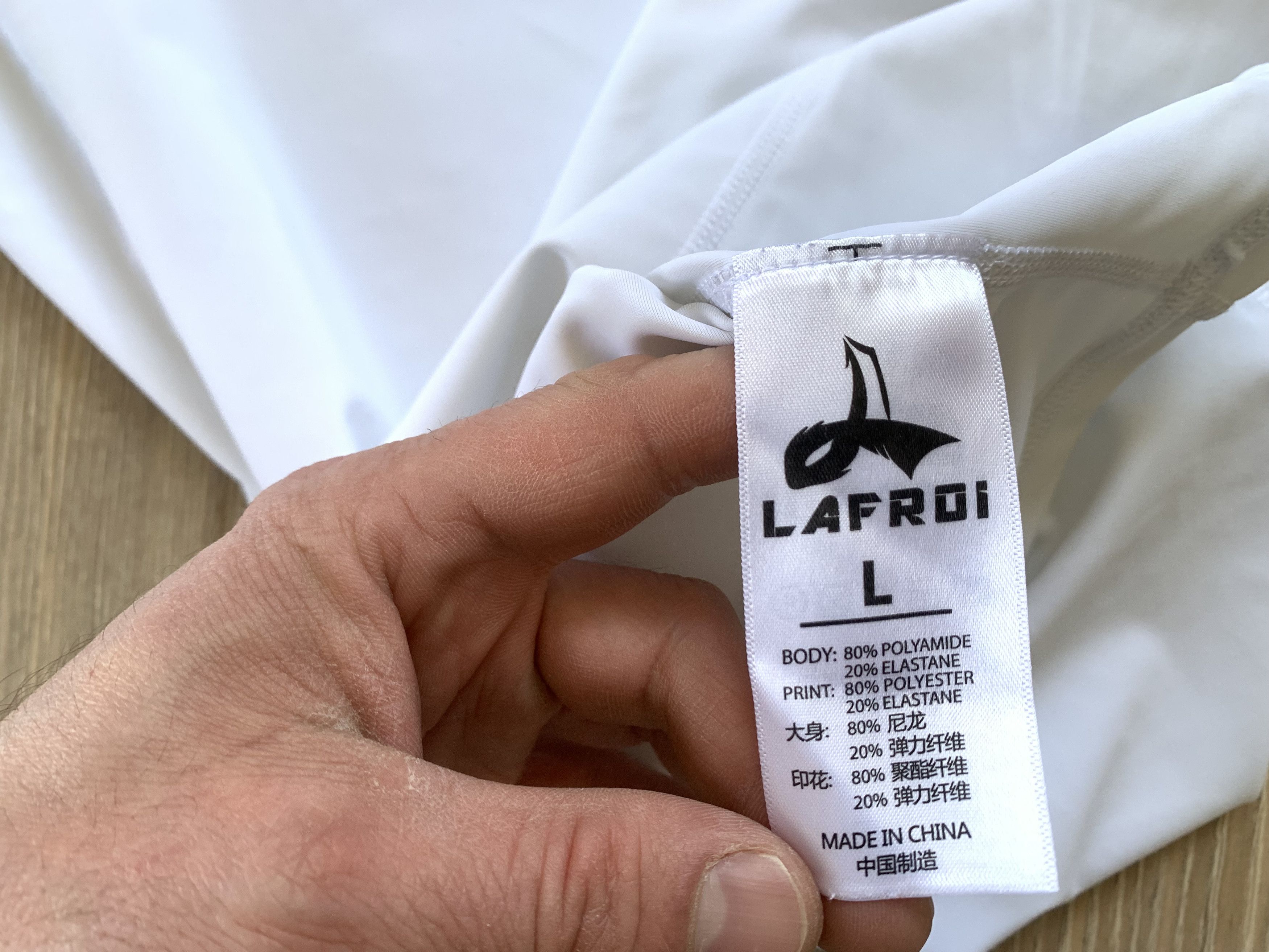 Other LAFROI Men's Long Sleeve UPF 50+ Compression Rash Guard Size US L / EU 52-54 / 3 - 7 Thumbnail