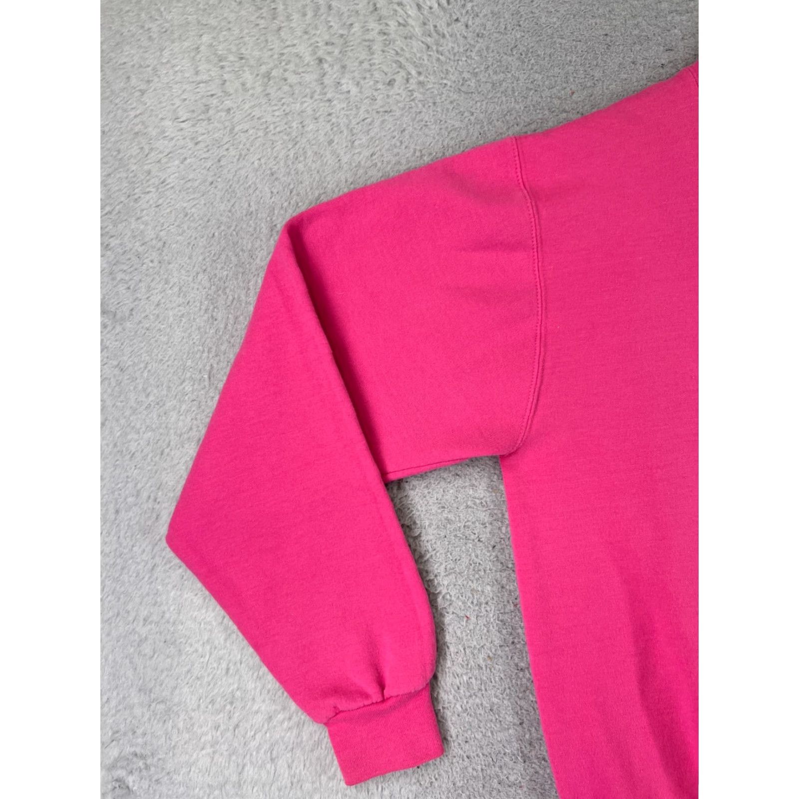 Champion Champion Sweatshirt Adult Small Pink Embroidered Long Sleeve Pullover Crew Neck Shirt Men Size US S / EU 44-46 / 1 - 3 Thumbnail