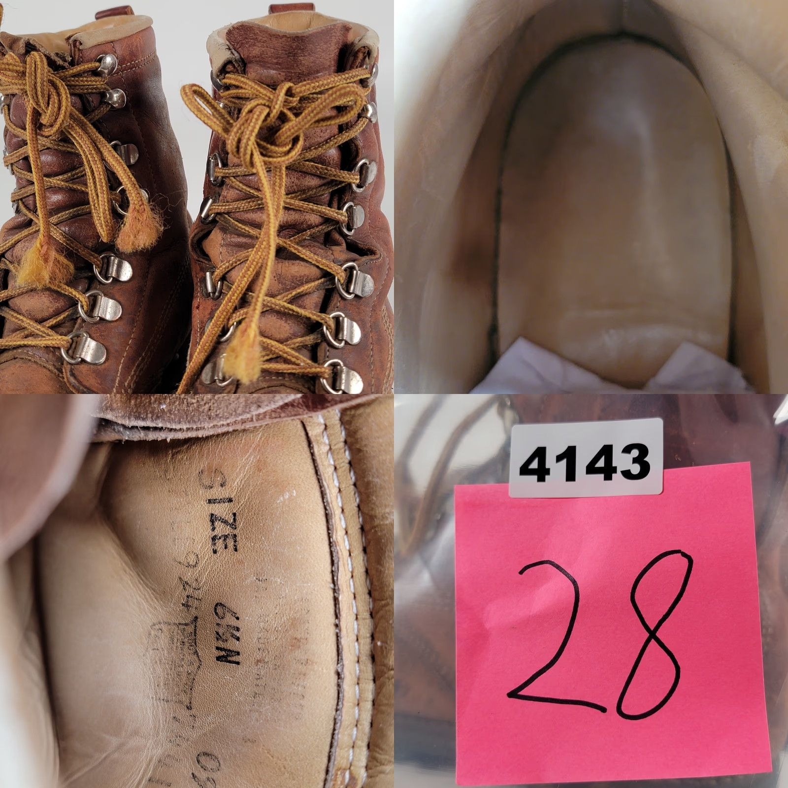Vintage VINTAGE Wood Stream Boots Men Brown Leather Workwear Grunge Size 6.5 N Boots Size US 7 / EU 40 - 10 Thumbnail