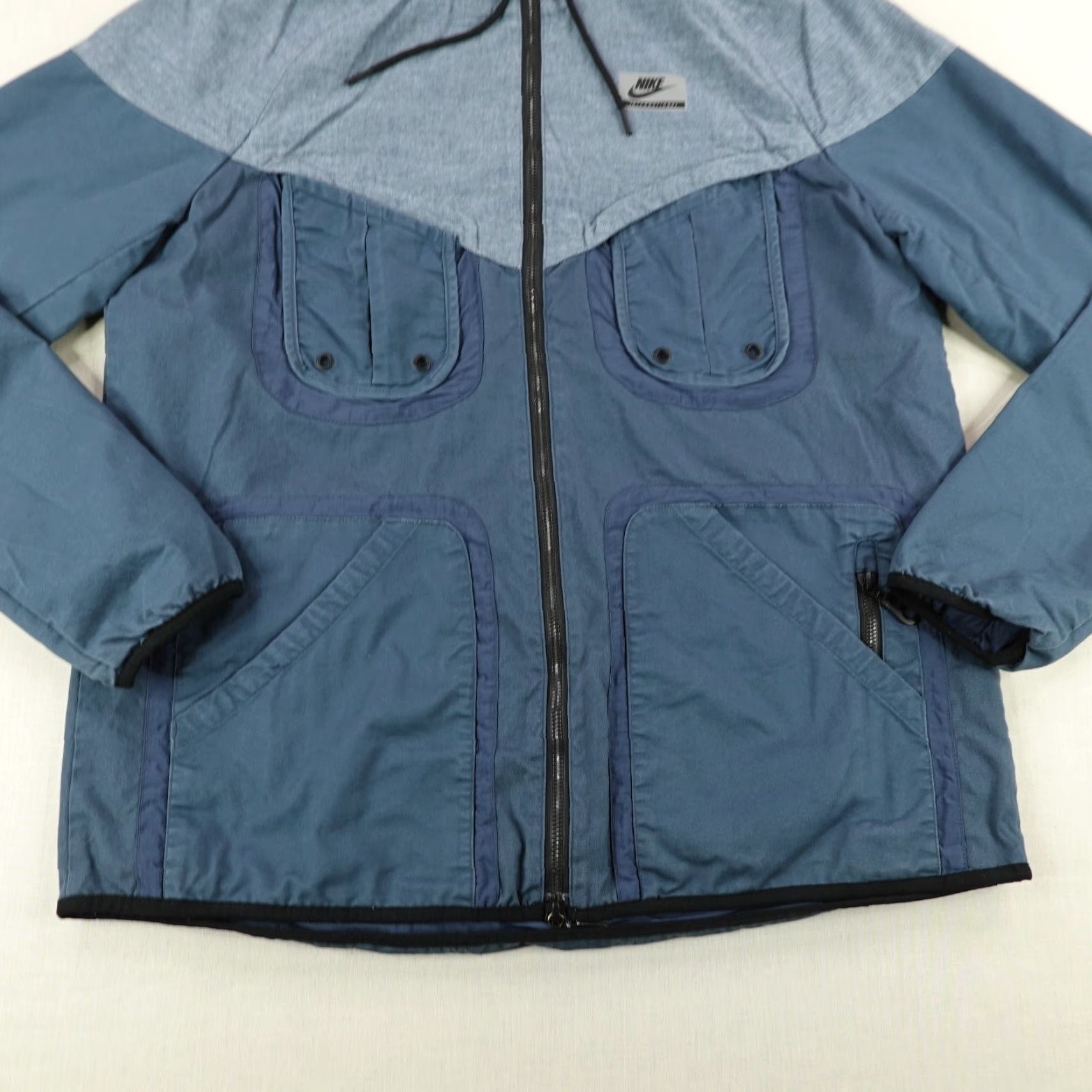 Nike Nike Windbreaker Jacket Mens Medium Blue Utility Zip Up Outdoor Sports Size US M / EU 48-50 / 2 - 4 Thumbnail