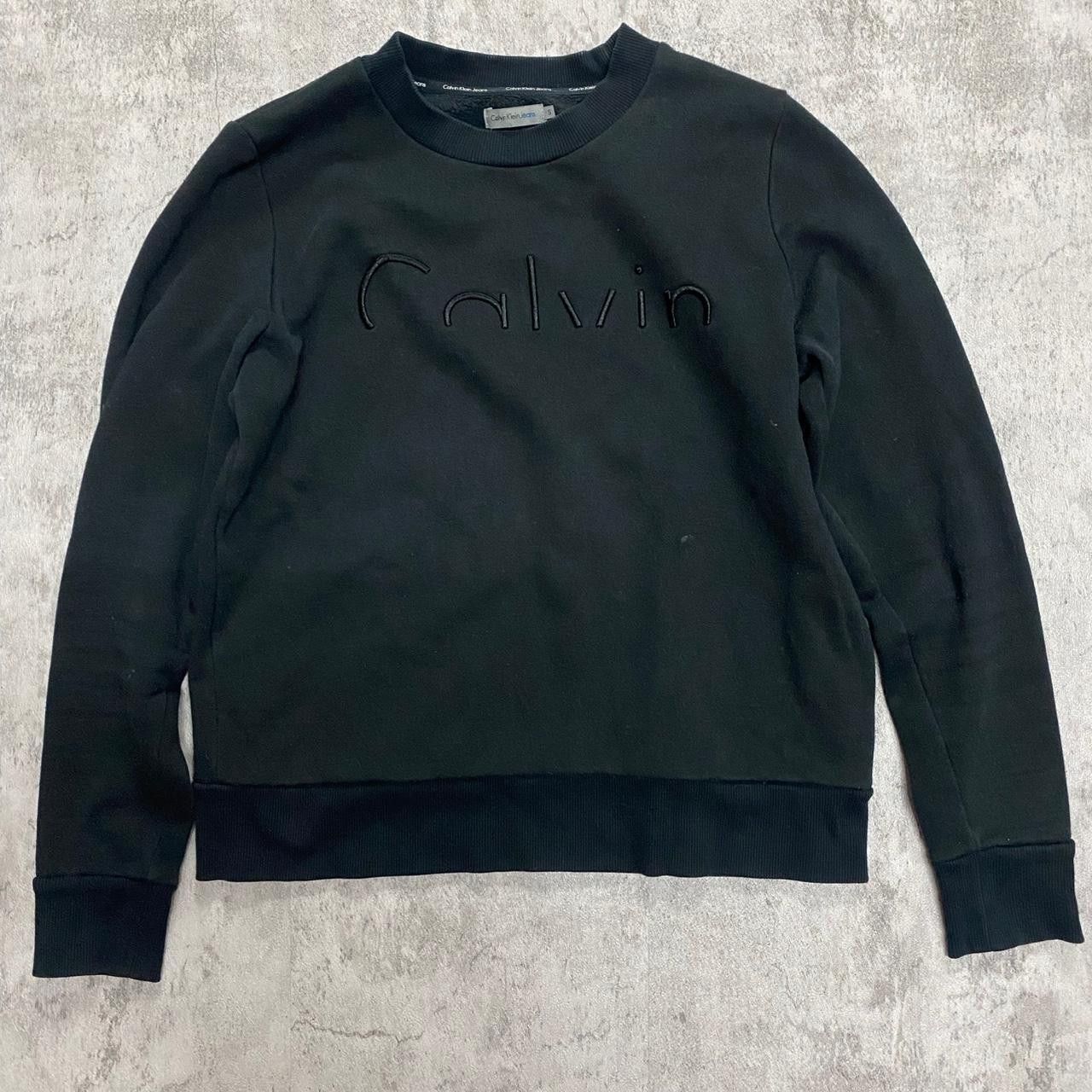 Calvin Klein Calvin Klein Embroidered Sweatshirt Boxy Black Logo Basic Size US S / EU 44-46 / 1 - 1 Thumbnail
