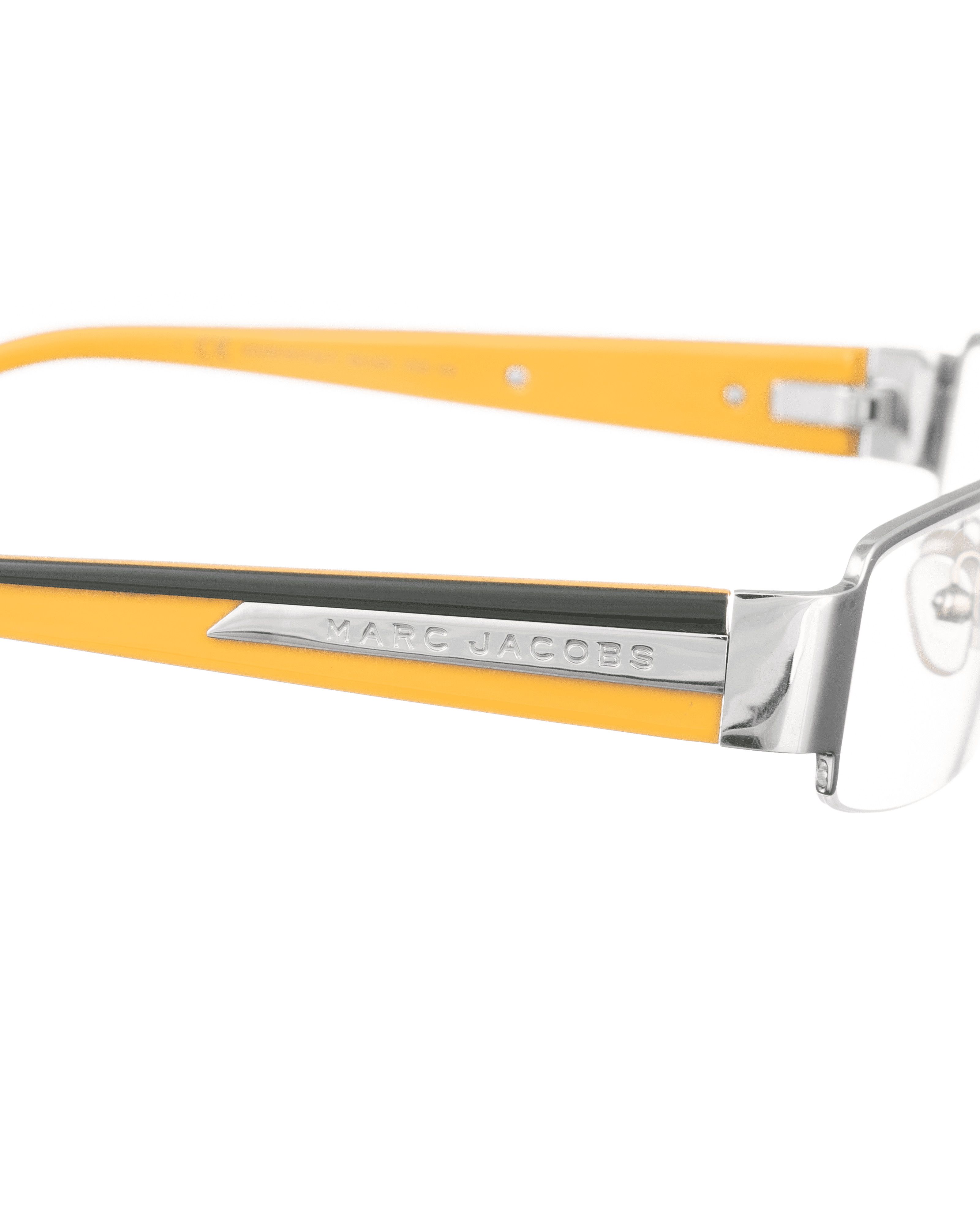 Marc Jacobs Marc Jacobs 00s Half Rim Golden Yellow Glasses Size ONE SIZE - 3 Thumbnail