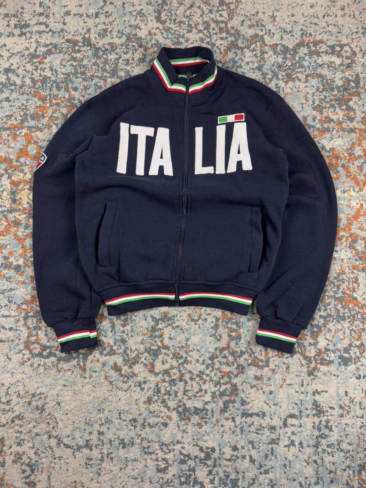 Vintage Vintage y2k Italy Italia spellout zip sweatshirt blokecore Size US XS / EU 42 / 0 - 1 Thumbnail