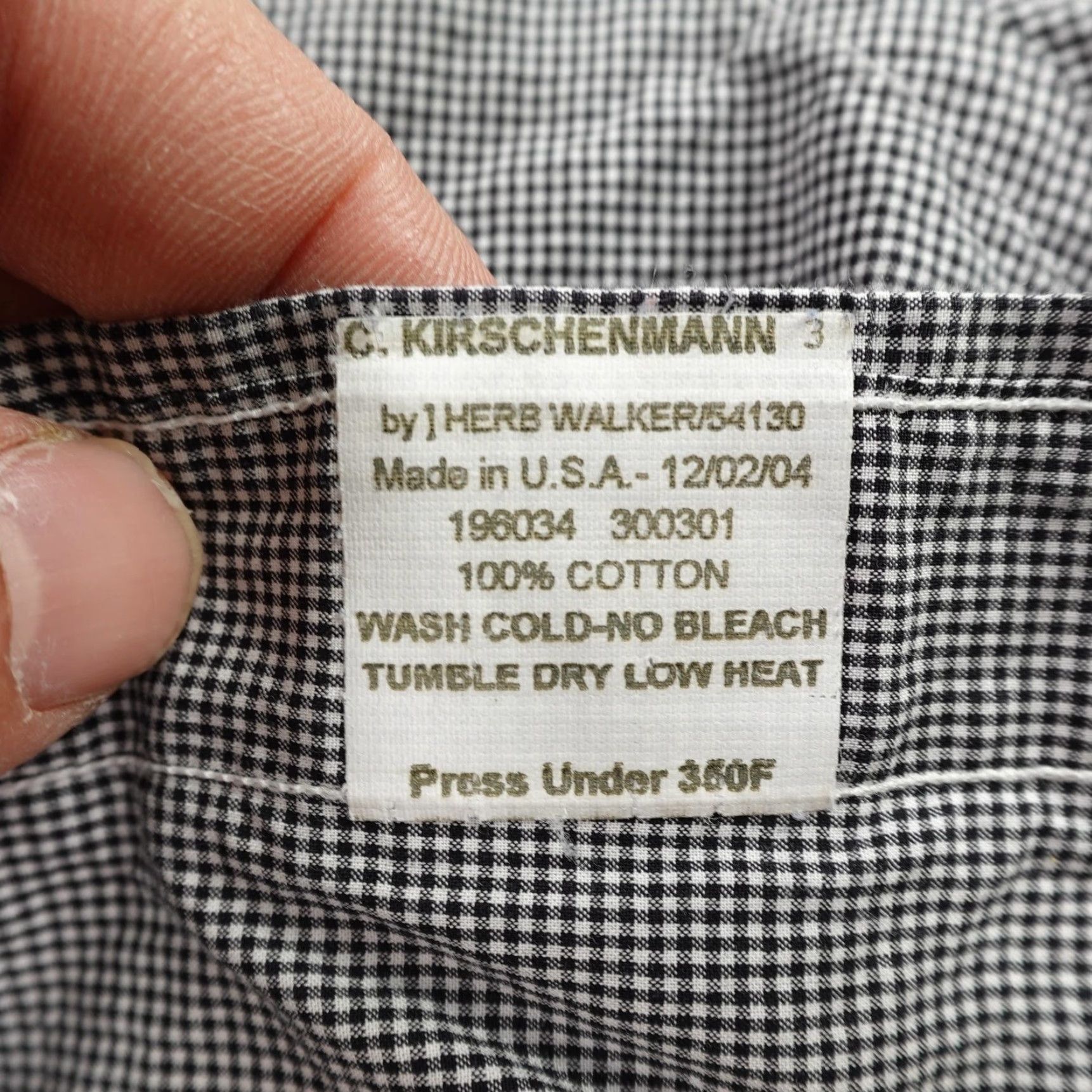 Vintage VINTAGE Gitman Bros Men's Shirt 2XL Gray Micro Check Button-Down Long Sleeve Casual Workwear Size US XXL / EU 58 / 5 - 4 Thumbnail