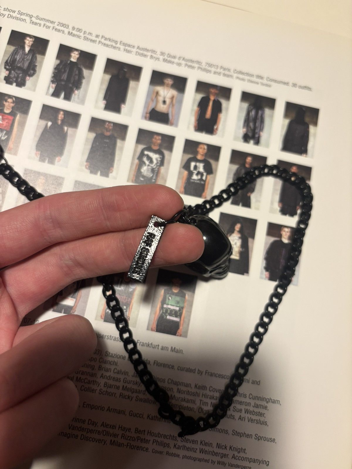 Raf Simons Raf Simons Spring 2003 runway 1 of 1 neclace/belt chain Size ONE SIZE - 3 Thumbnail