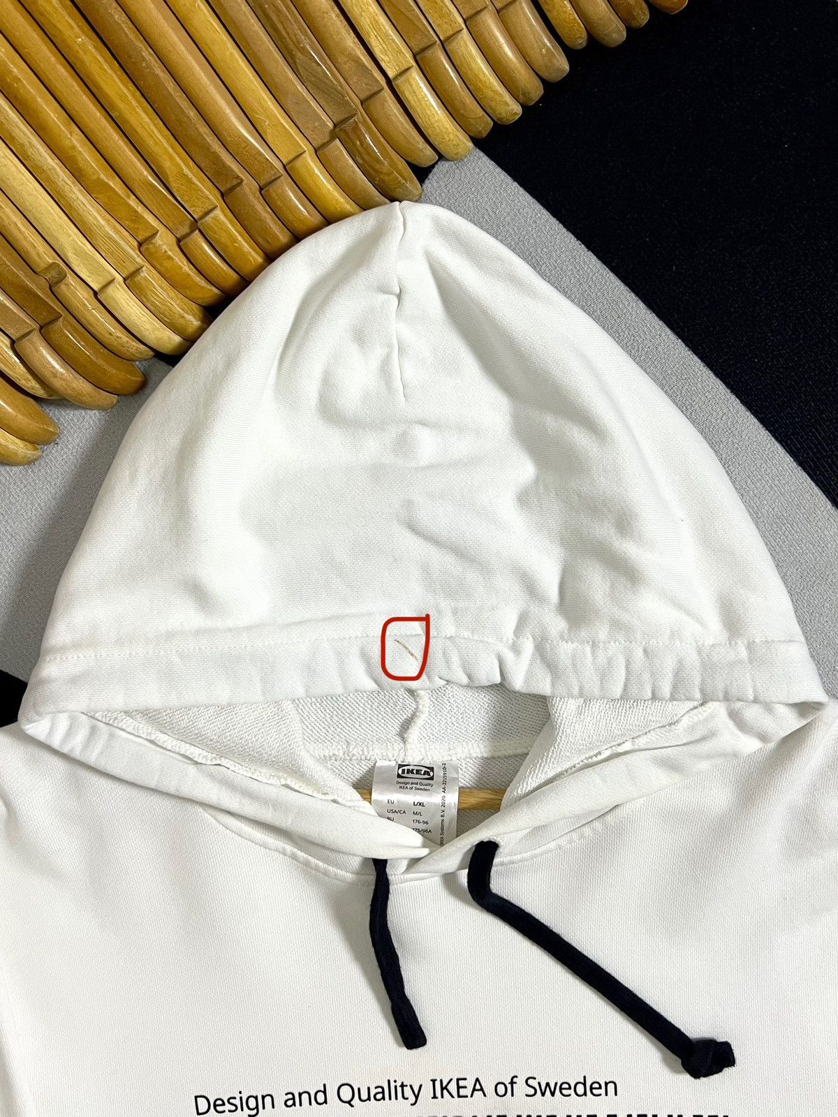 Other IKEA BOX LOGO BACK HIT PULL OVER HOODIE Size US L / EU 52-54 / 3 - 8 Thumbnail