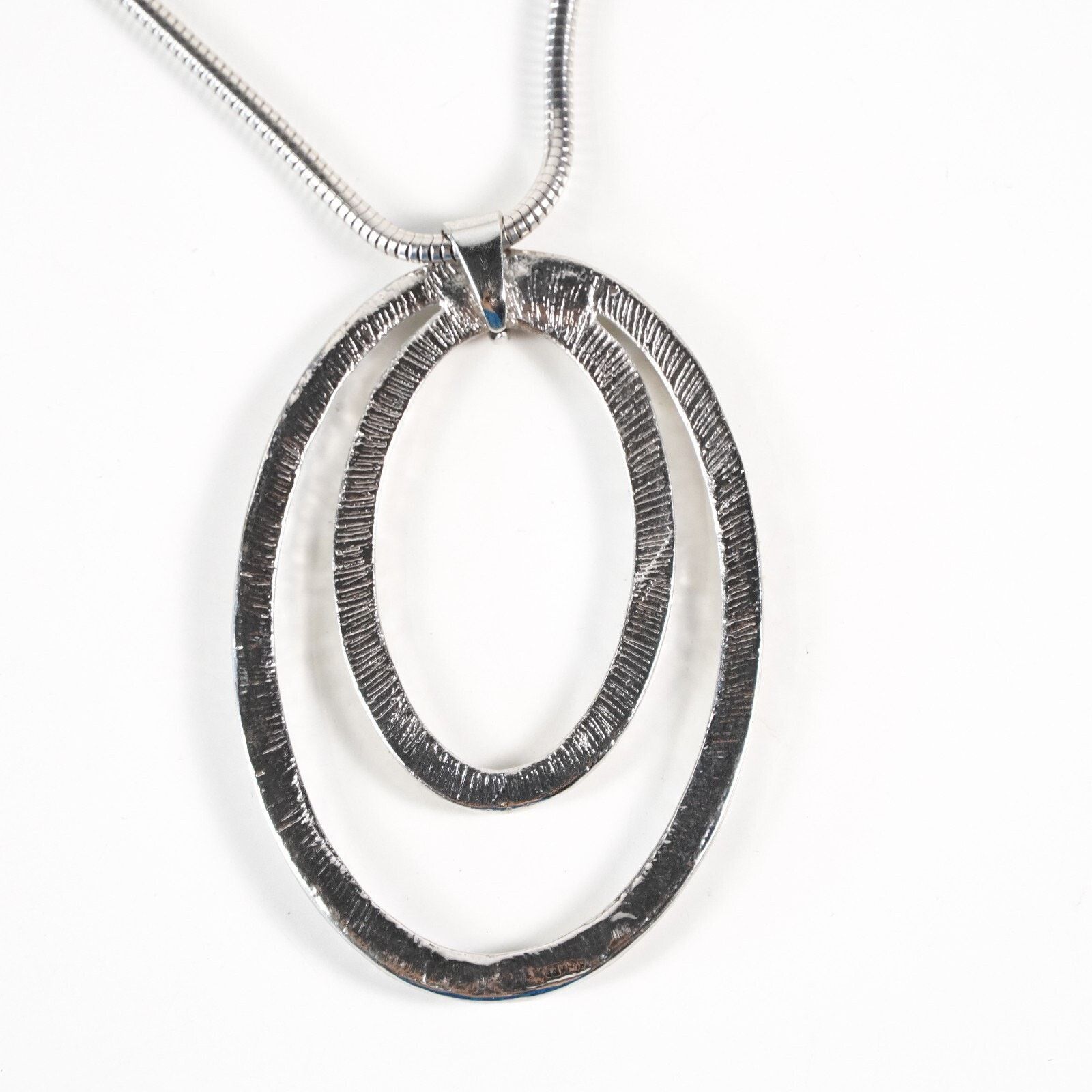 Other Oval Pendant Snake Chain Link Necklace Token Medal Jewelry Size ONE SIZE - 5 Thumbnail