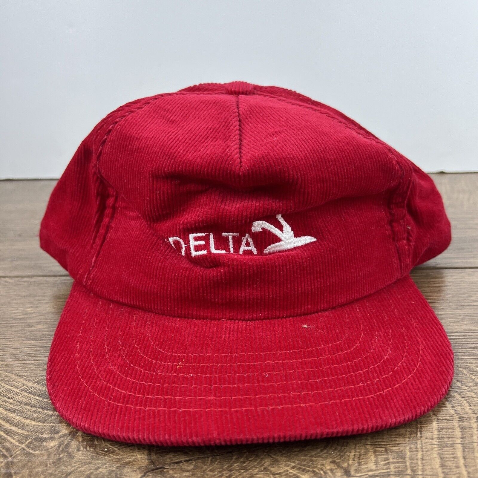 Delta Delta Hat Delta Cap Red Hat Adjustable Adult Size Hat Red Ca Size ONE SIZE - 4 Thumbnail