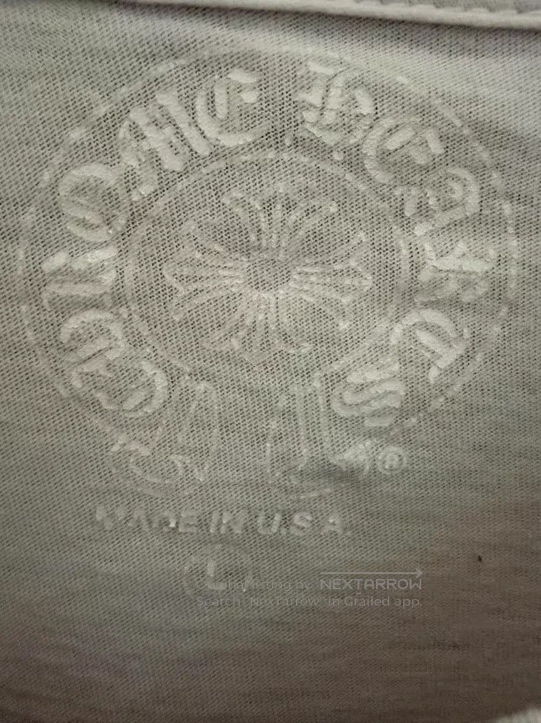 Chrome Hearts CHROME HEARTS Size L White long sleeve neckline logo Size US L / EU 52-54 / 3 - 3 Thumbnail