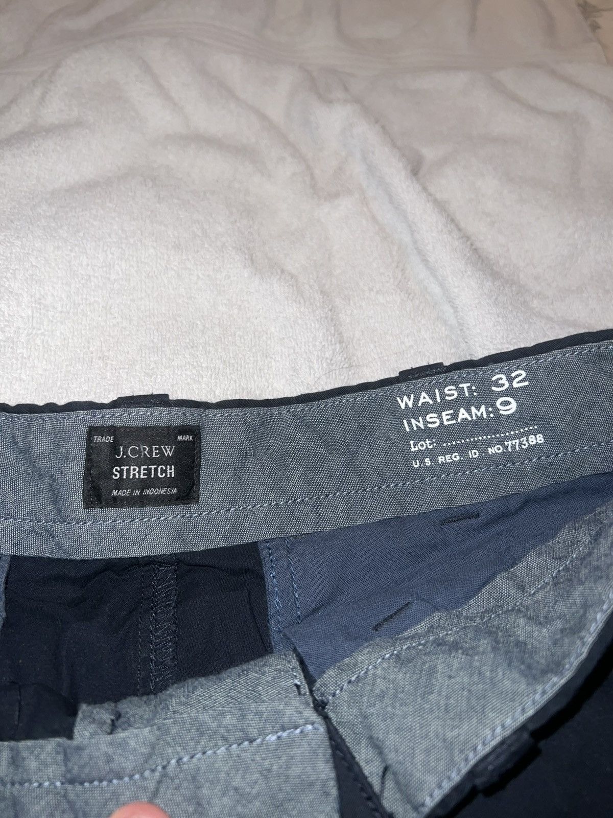 J.Crew J. Crew Men's Shorts Stretch, Navy. 32W, 9” Inseam Size US 32 / EU 48 - 2 Thumbnail