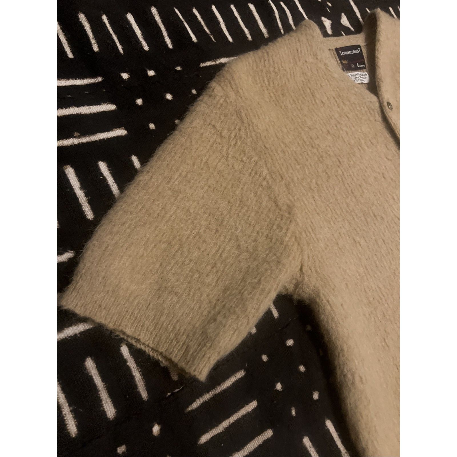 JCPenney Penney’s 50s 60s Vintage Mohair Knit Sweater Mens Cardigan M Size US M / EU 48-50 / 2 - 6 Thumbnail