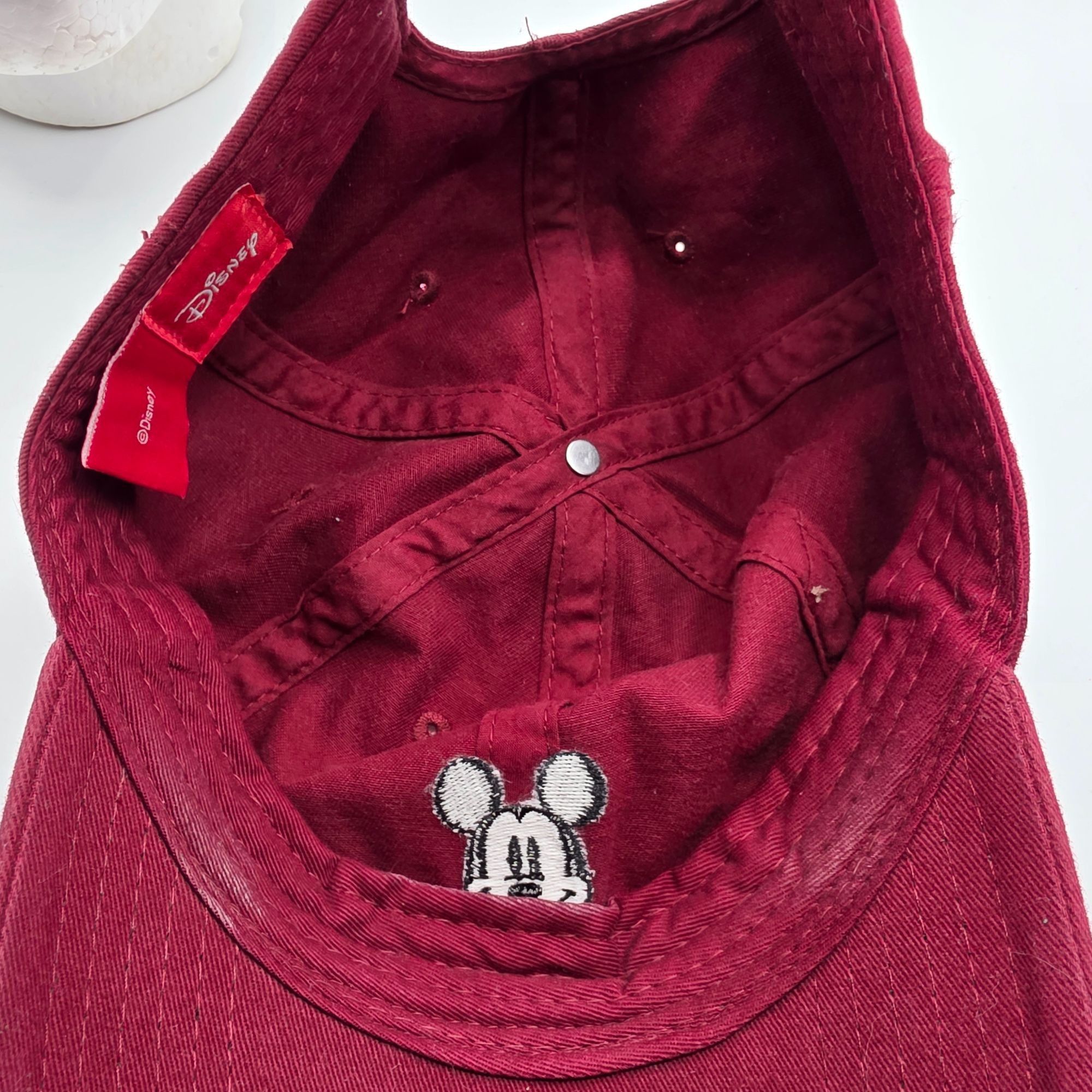 Disney Disney Mickey Mouse Adults Red Adjustable Baseball Cap Hat C Size ONE SIZE - 7 Thumbnail