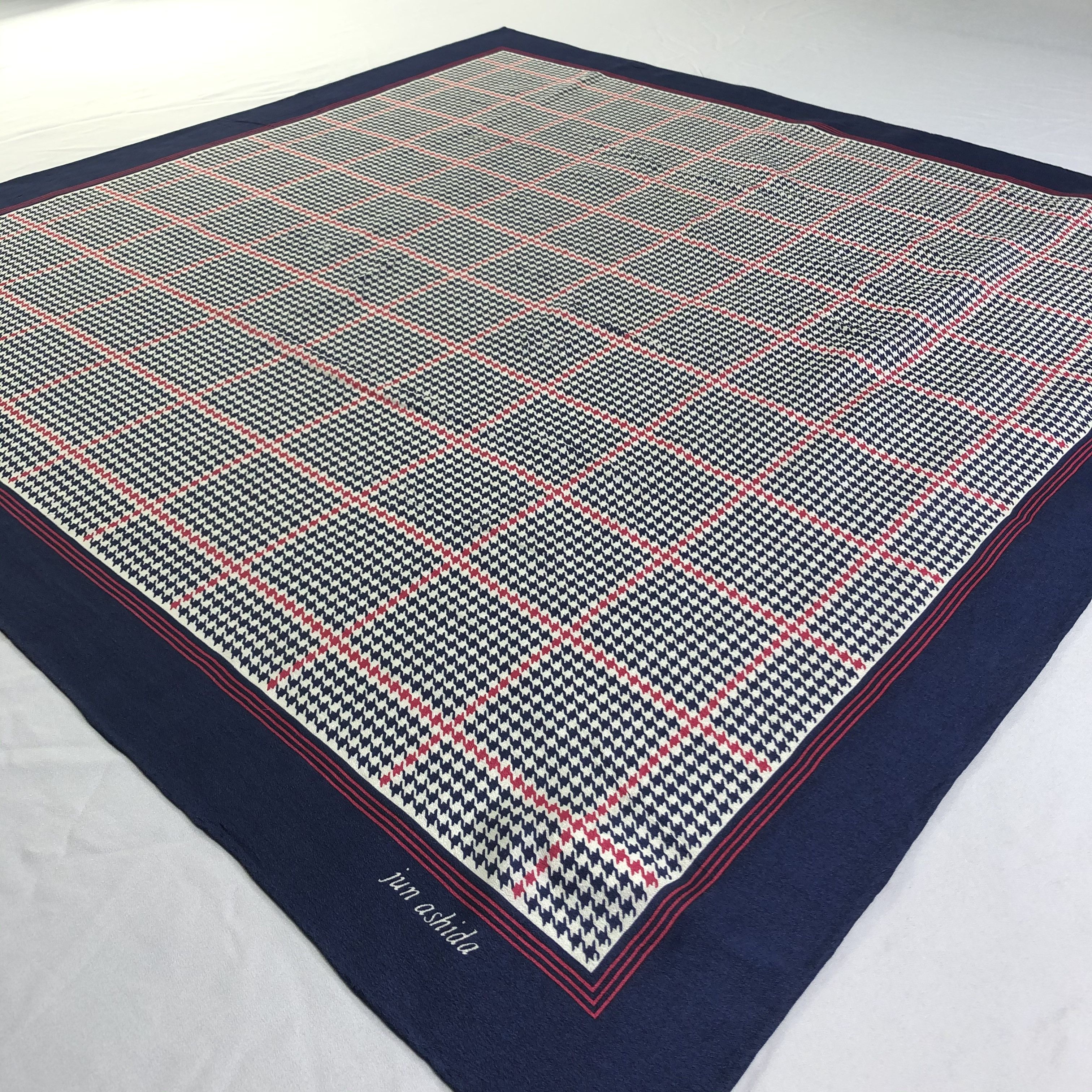 Vintage Vintage Jun Ashida Silk Scarf Size ONE SIZE - 3 Thumbnail