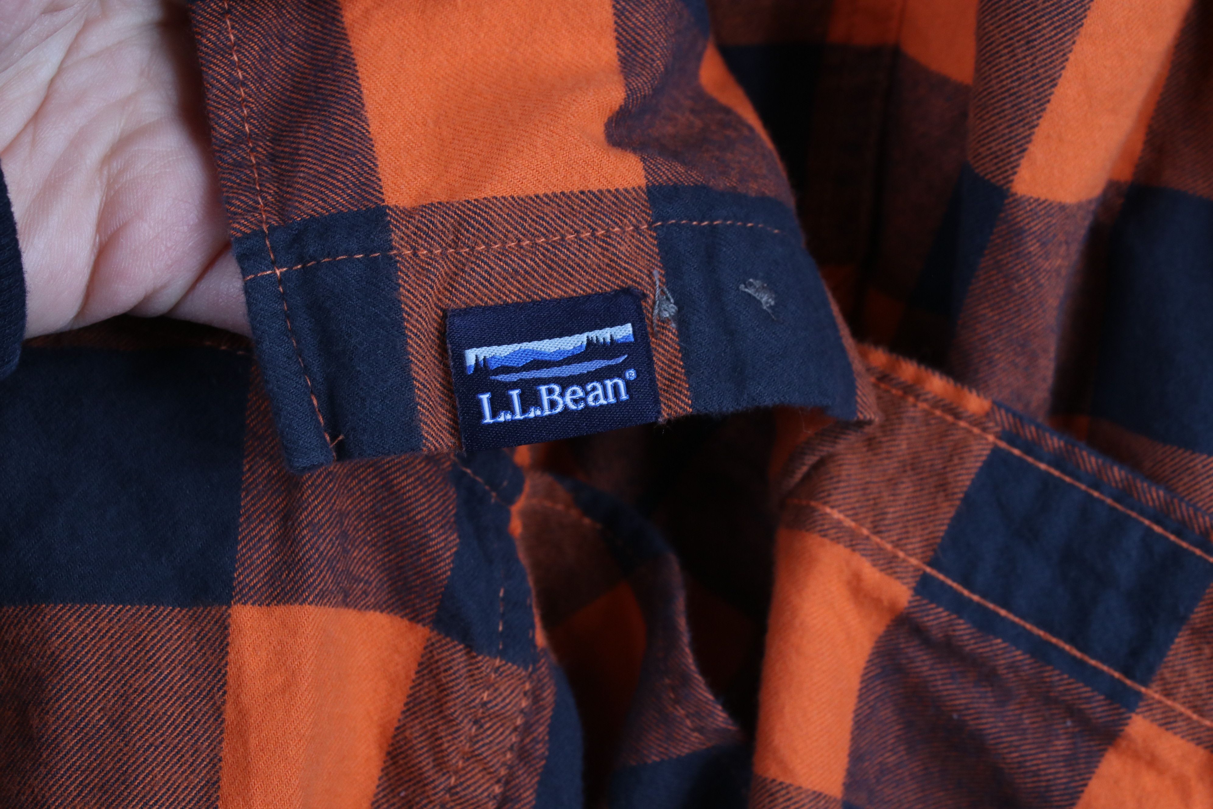 L.L. Bean × Vintage Vintage LL Bean Slightly Flannel Collared Button Shirt Size US XXL / EU 58 / 5 - 9 Thumbnail