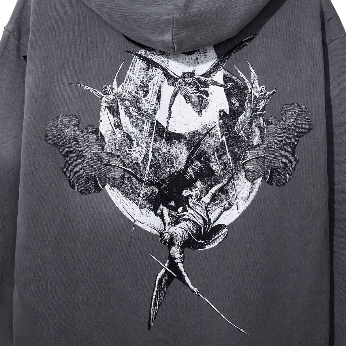 Revenge KOSUKE KAWAMURA DiSTRESSED GLiTCH LOGO HOODiE SWEATSHiRT Size US XL / EU 56 / 4 - 24 Thumbnail