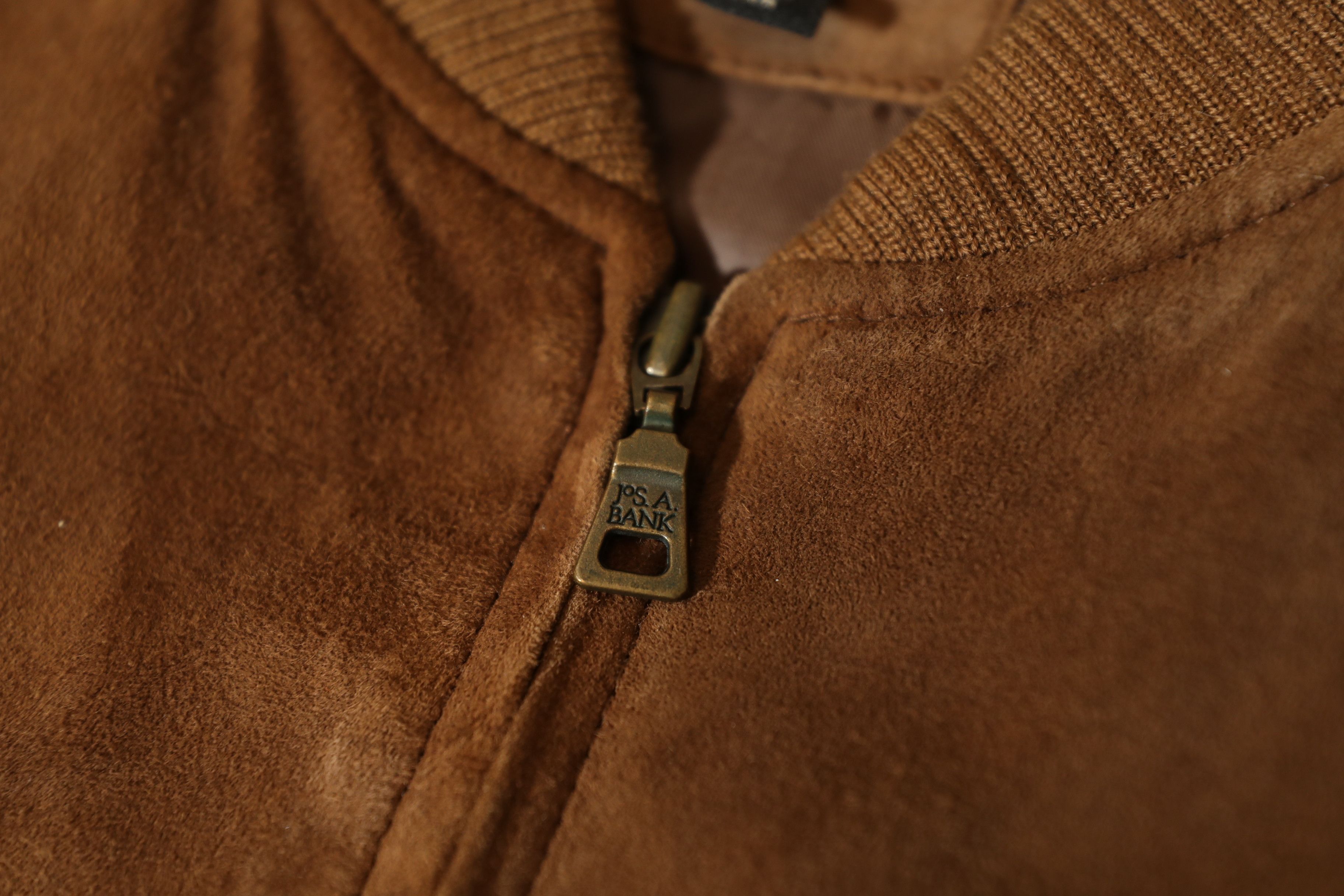 Jos. A. Bank Jos A Bank Brown Suede Leather Vintage Jacket (XL) Size US XL / EU 56 / 4 - 9 Thumbnail