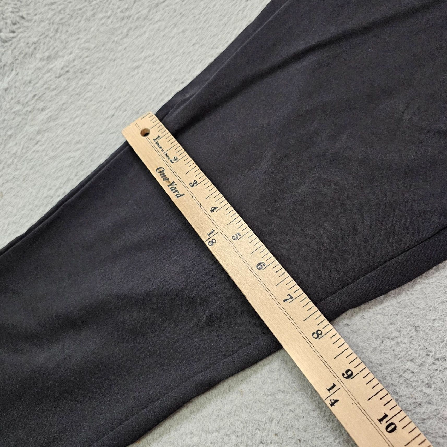 Vintage BYLT Slim Fit Everyday Pant 2.0 Mens 31x28 Black Chino Stretch Waist Elastic Front Flat Pockets Size US 31 - 5 Thumbnail