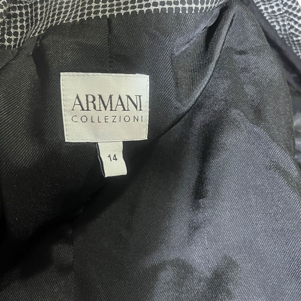 Armani Armani Collezioni Wool/Silk Double Breasted Blazer Sz 14 Size XL / US 12-14 / IT 48-50 - 7 Thumbnail