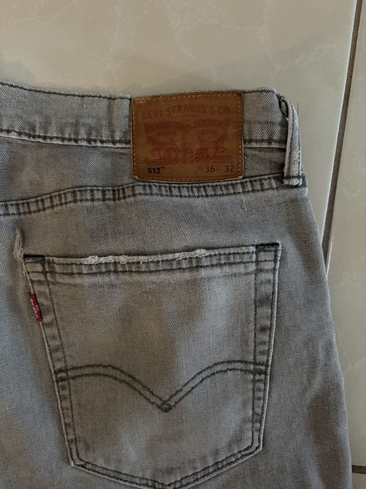 Levi's Vintage light grey levi’s 512 Size US 36 / EU 52 - 3 Thumbnail