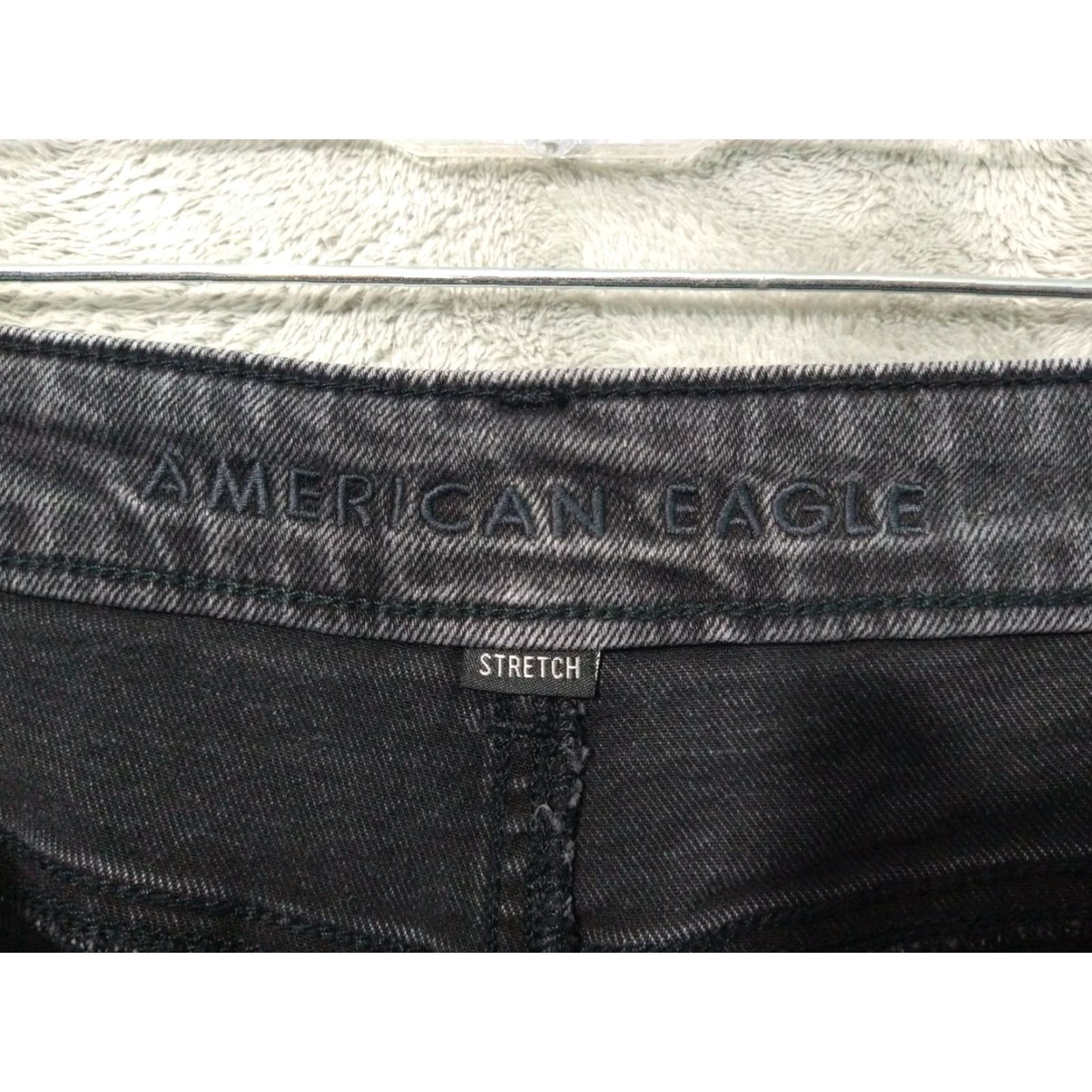 American Eagle Outfitters American Eagle Jeans Women 6 Black Denim Mom Stretch High Rise Festival Womens Size 30" / US 8 / IT 44 - 7 Thumbnail