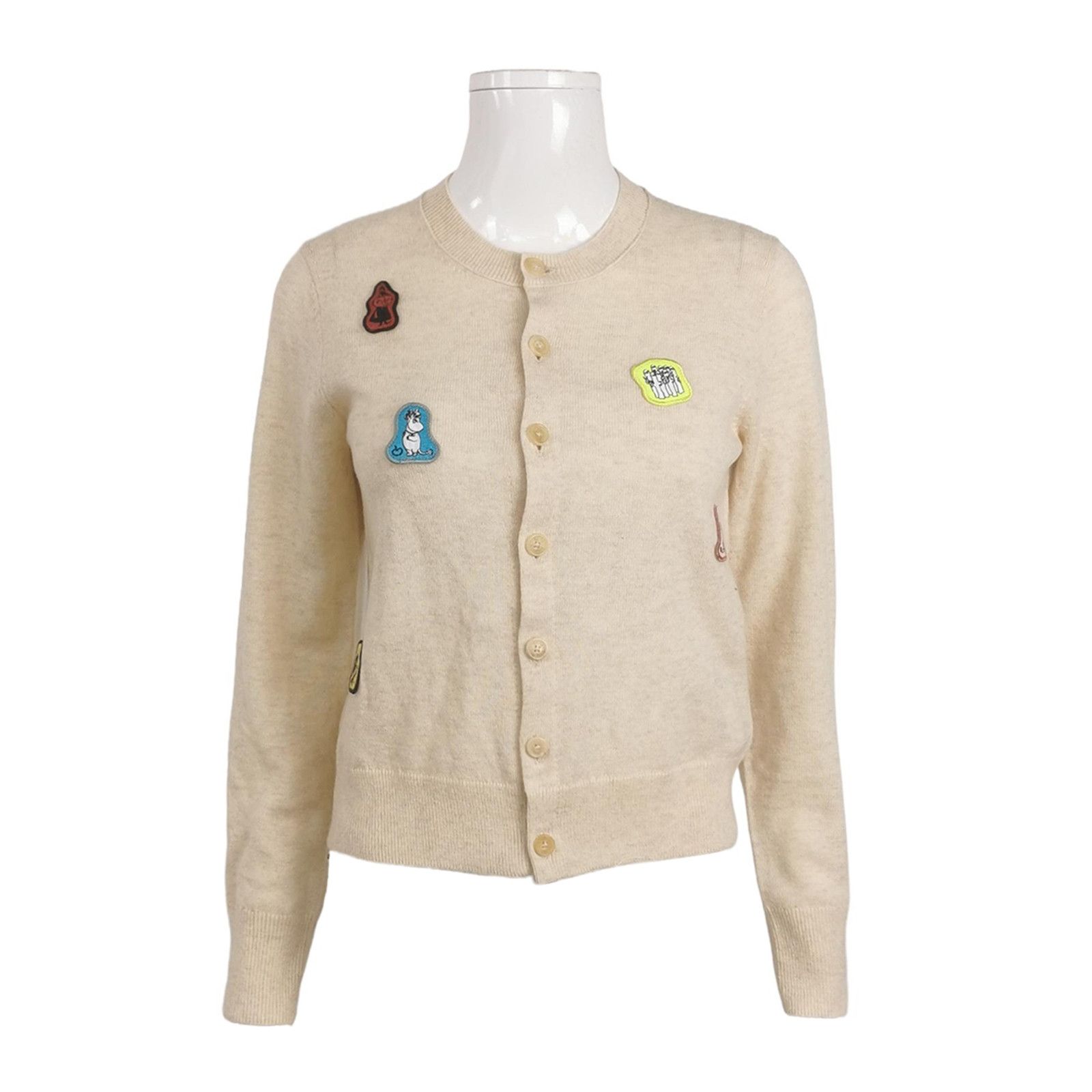 Acne Studios Acne Studios Moomin Wool Yak Blend Cartoon Cardigan Size S / US 4 / IT 40 - 1 Thumbnail