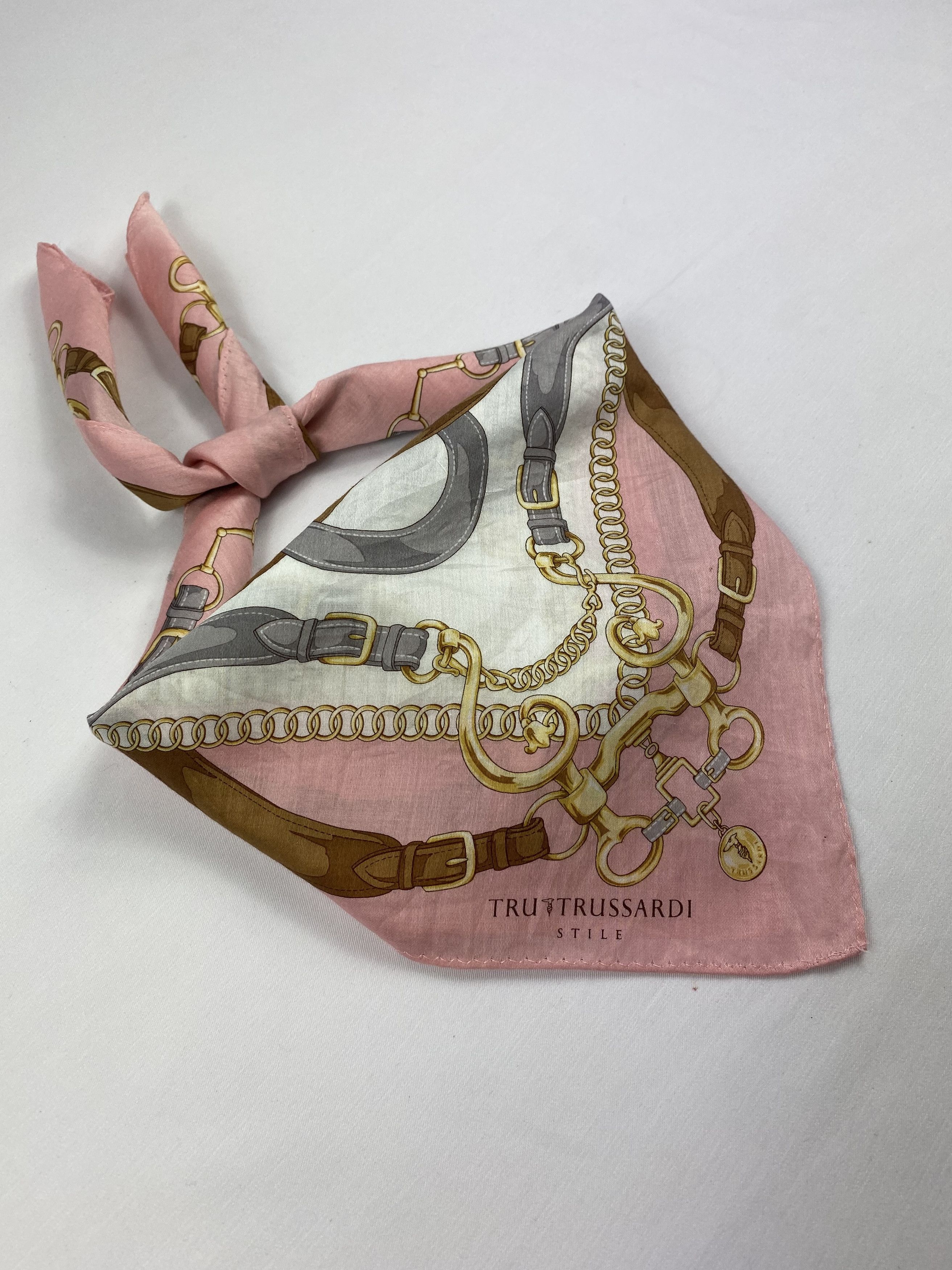 Trussardi × Vintage Trussardi Bandana / Handkerchief / Neckerchief Size ONE SIZE - 2 Thumbnail