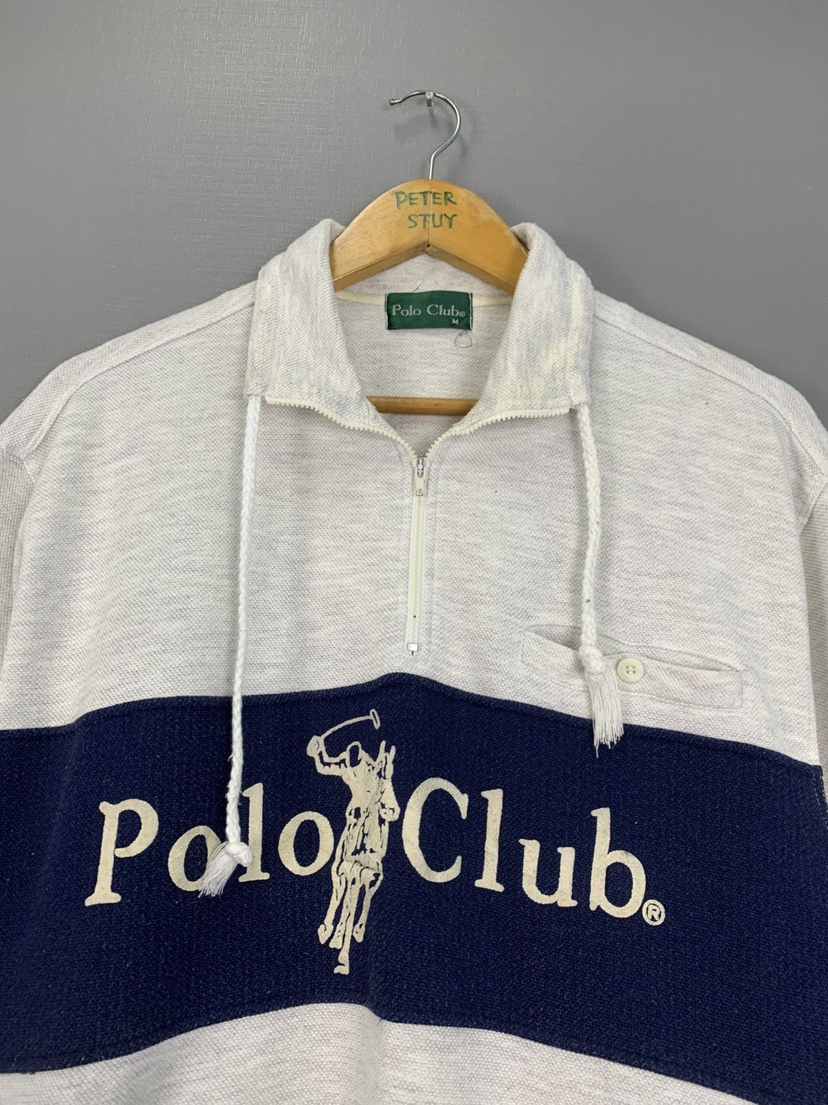 Vintage Vintage Polo Club Sweatshirt Short Sleeve Size US M / EU 48-50 / 2 - 5 Thumbnail