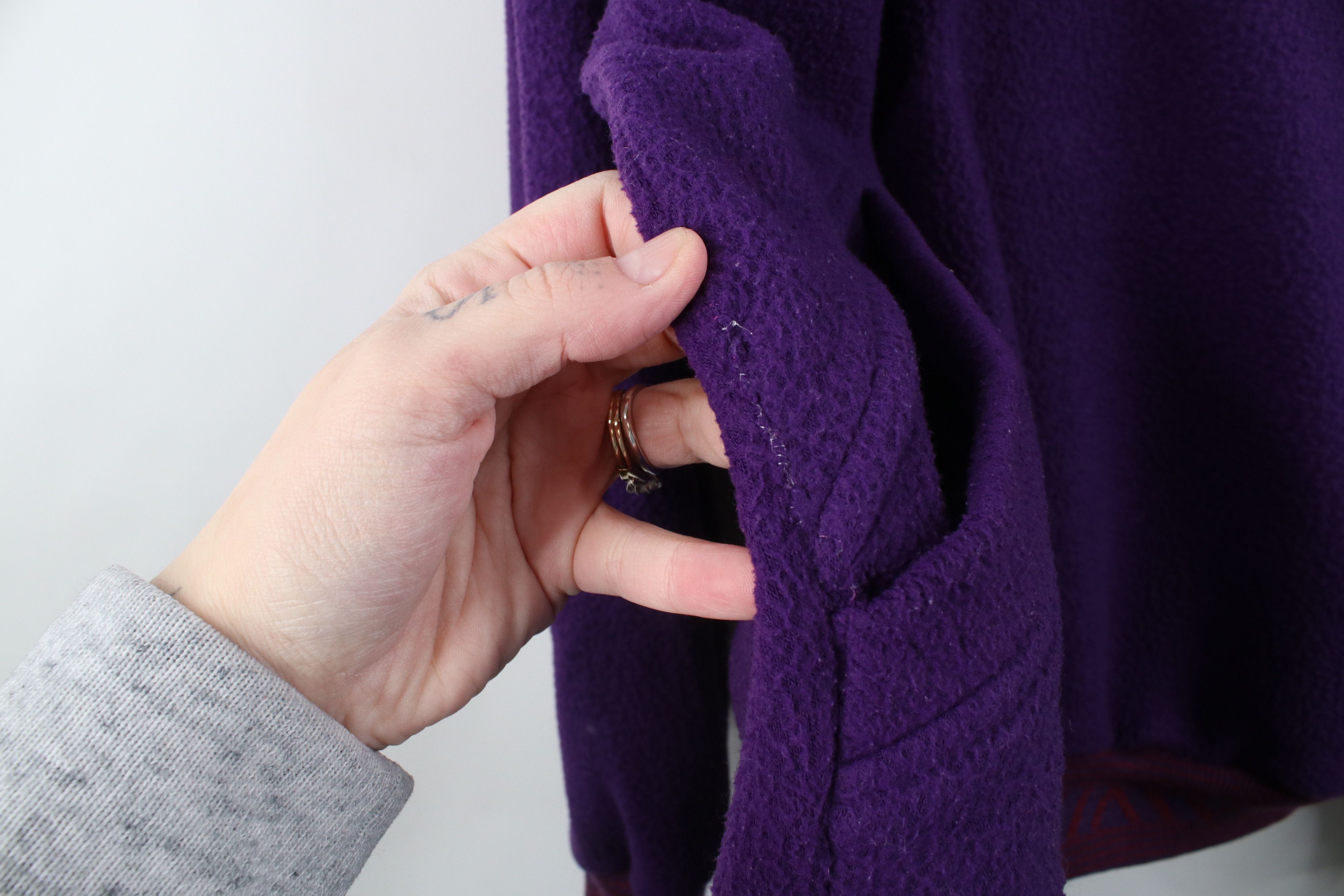 Vintage Vintage 90s Streetwear Skiing Fleece 1/4 Zip Sweater Size US M / EU 48-50 / 2 - 8 Thumbnail