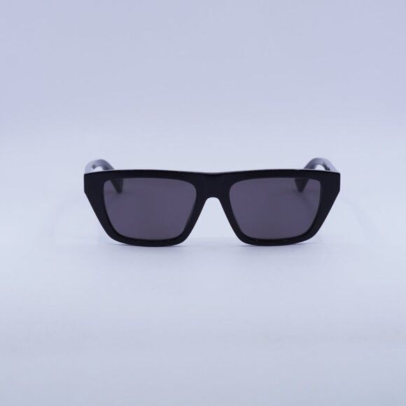 Bottega Veneta Bottega Veneta BV1291S 001 Sunglasses Black Rectangle Frame Size ONE SIZE - 3 Thumbnail