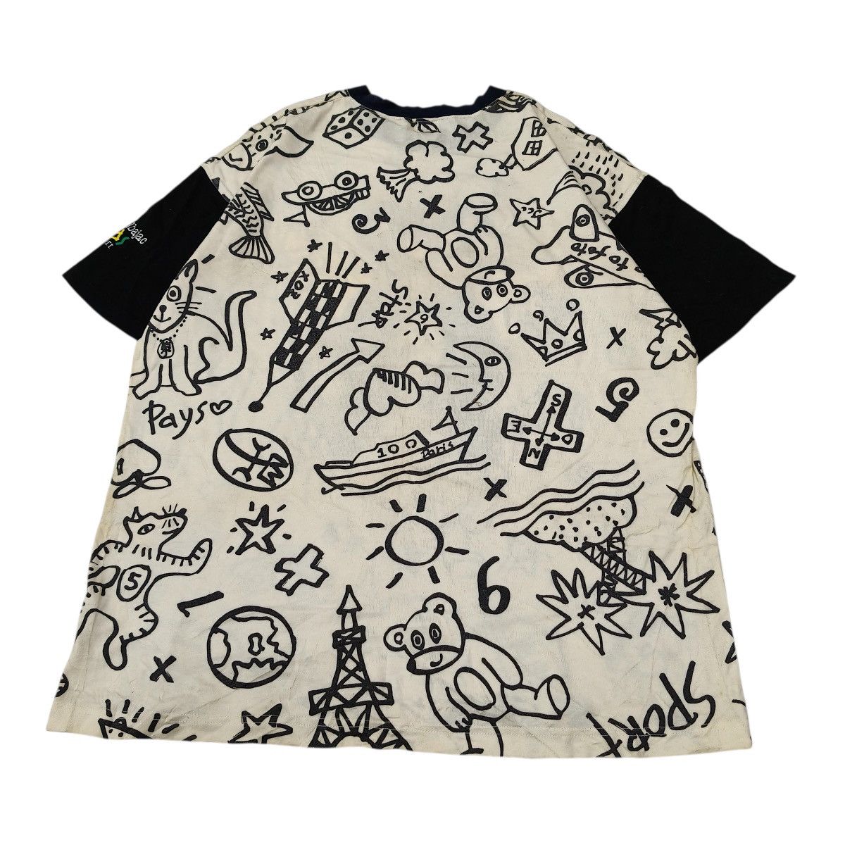 Jean Charles De Castelbajac Vintage Jean-Charles de CASTELBAJAC Art Tshirt Size US M / EU 48-50 / 2 - 2 Thumbnail